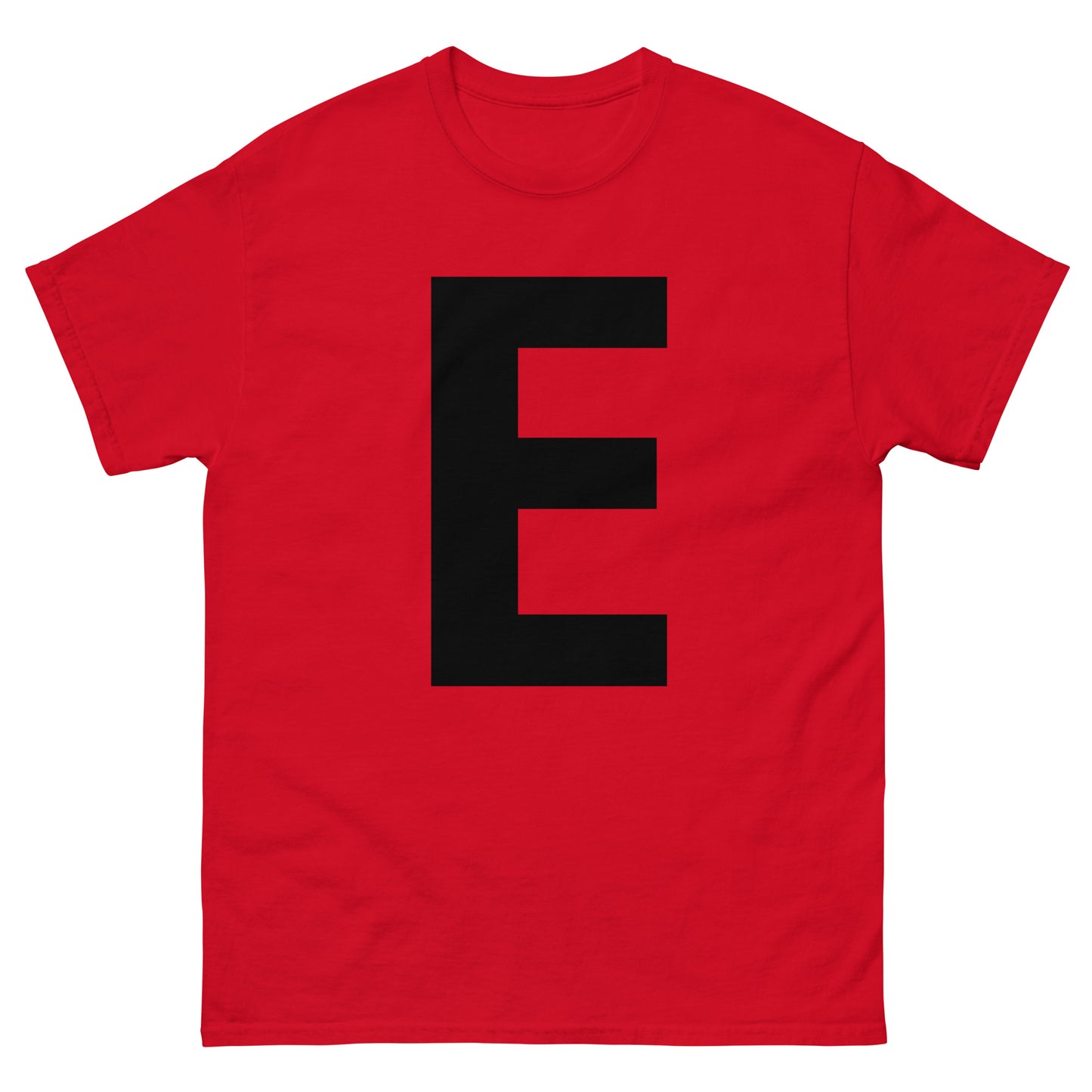 "E letter BL" Men's classic tee