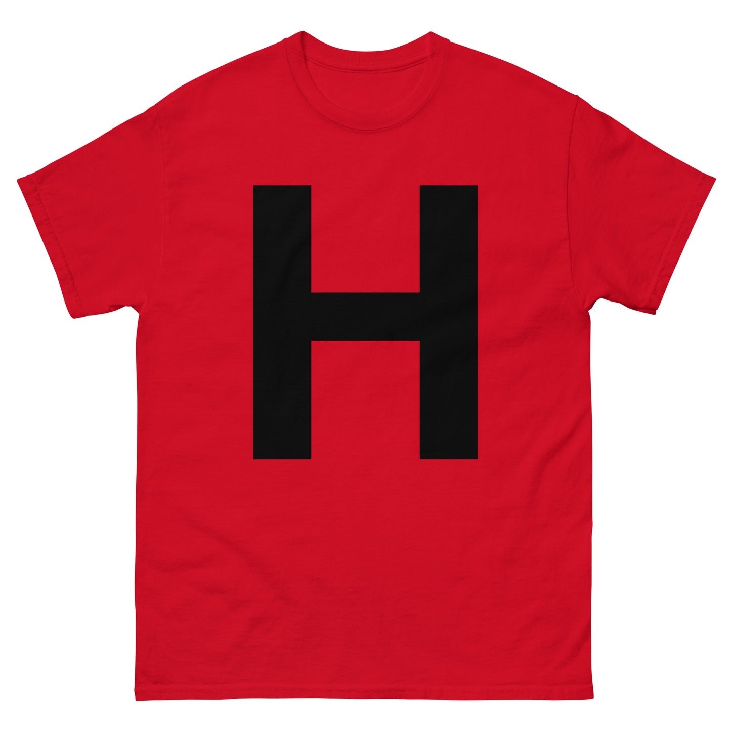 "H letter BL" Men's classic tee