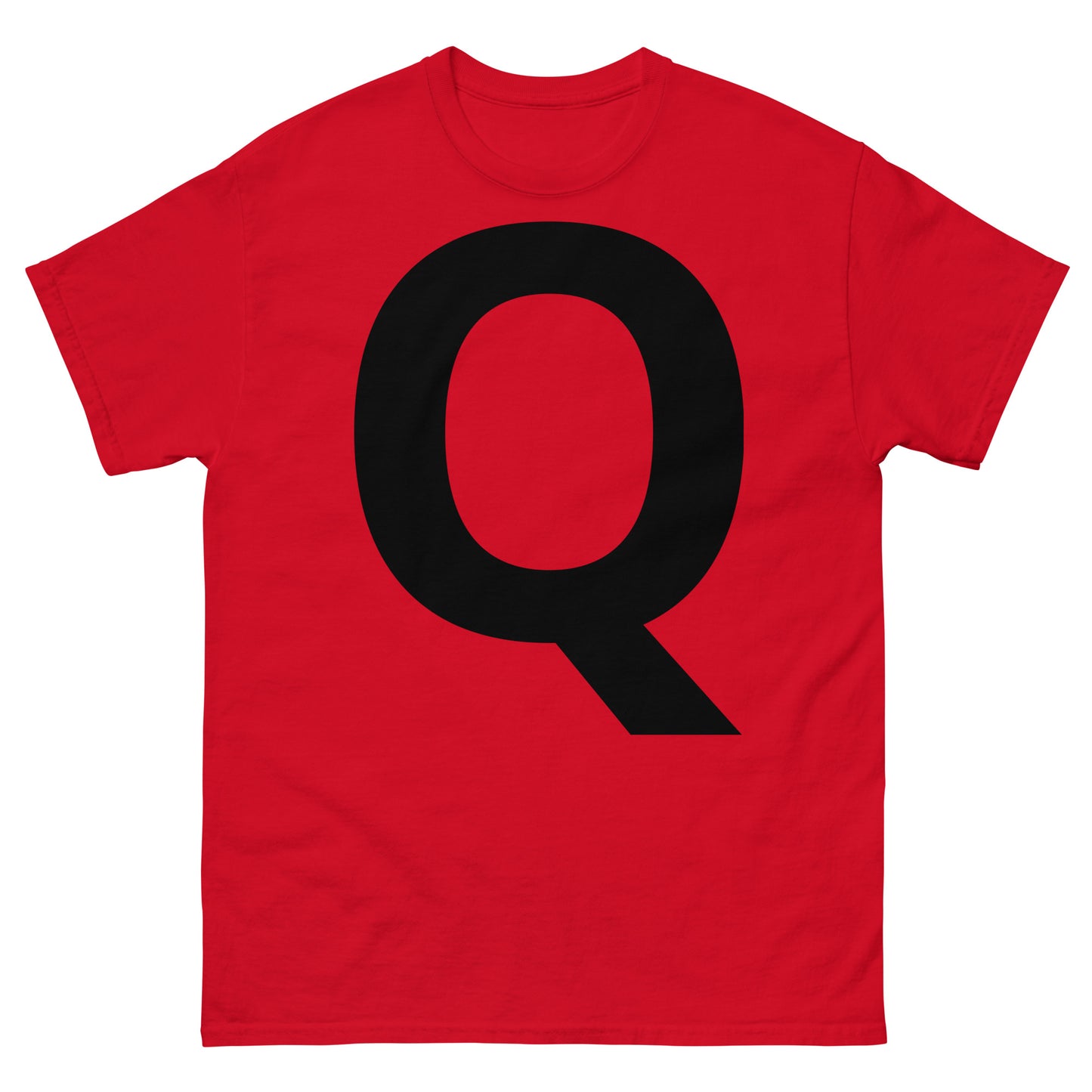 "Q letter BL" Men's classic tee