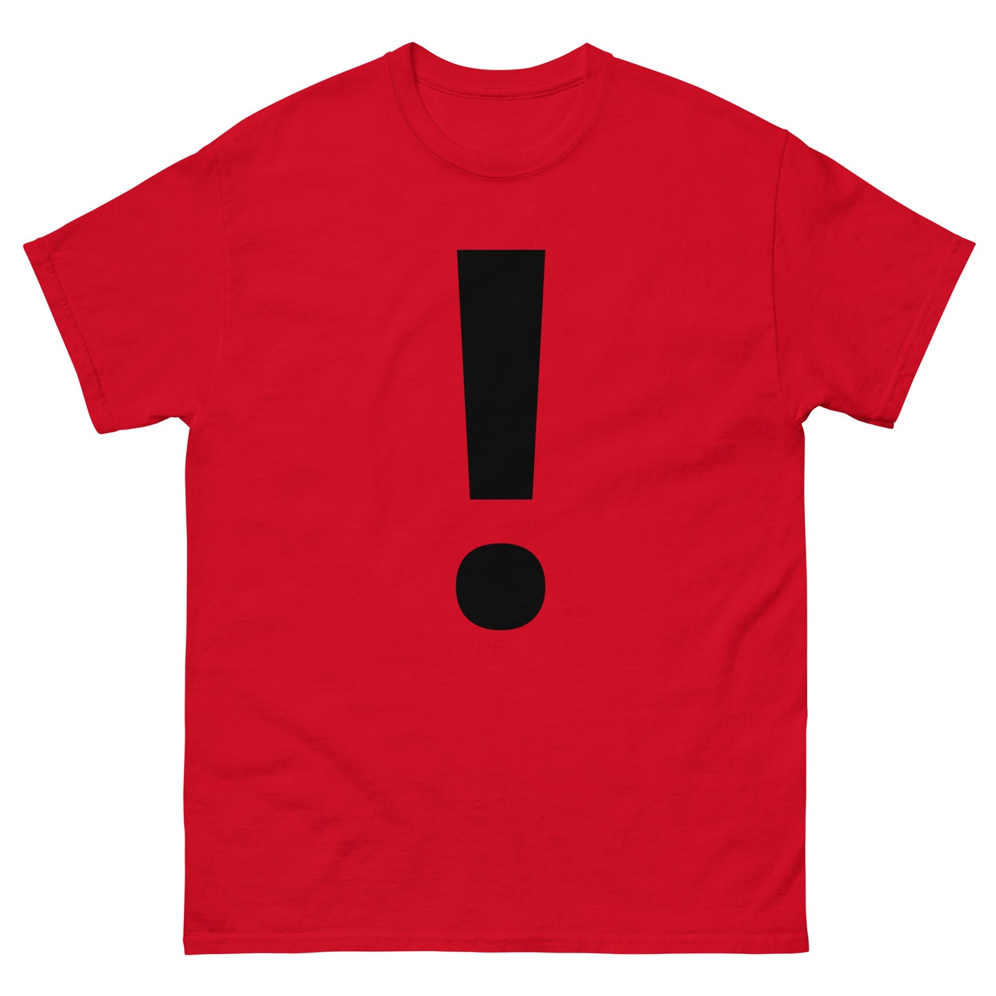 "Exclamation symbol BL" Men's classic tee