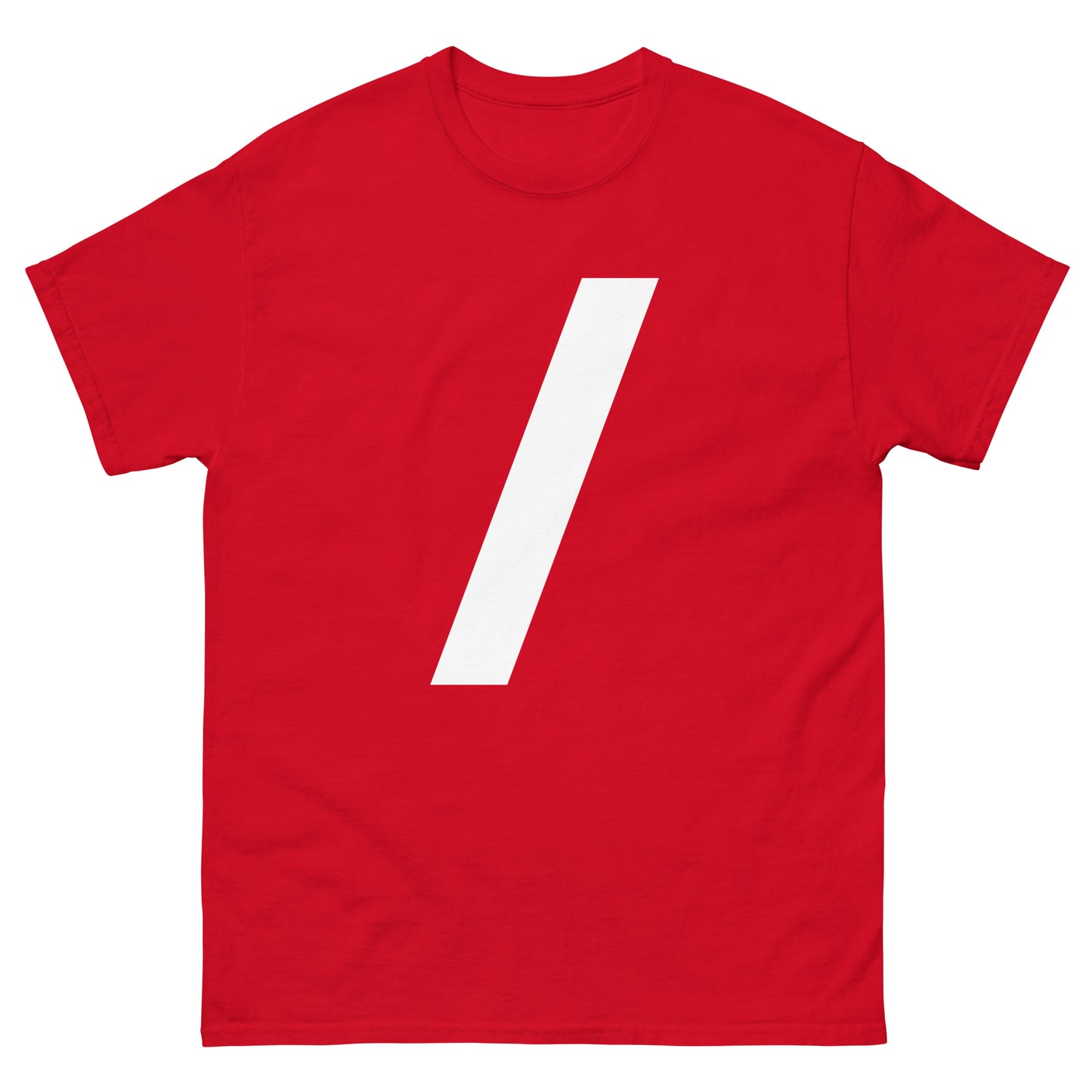 "Forward slash symbol WL" Men's classic tee