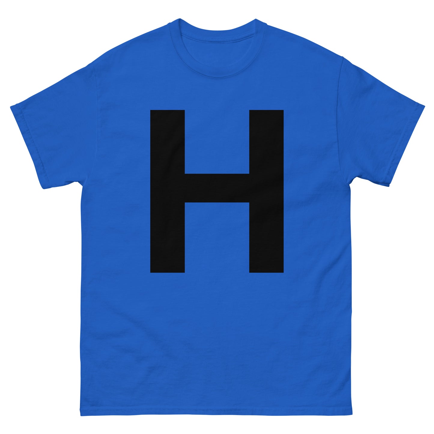 "H letter BL" Men's classic tee