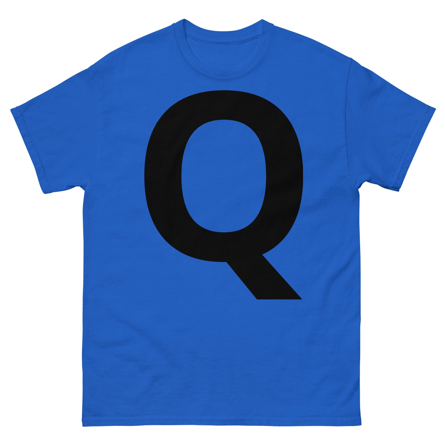 "Q letter BL" Men's classic tee
