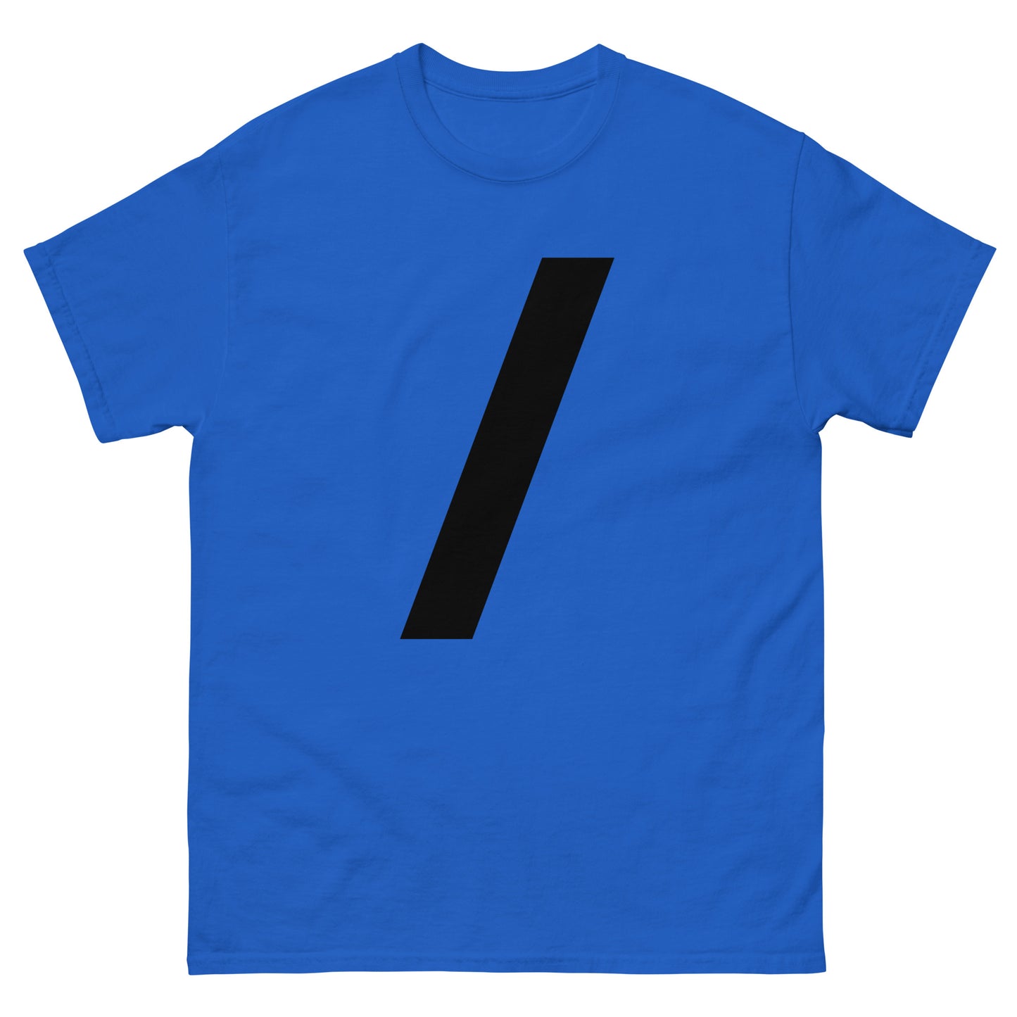 "Forward slash symbol BL" Men's classic tee
