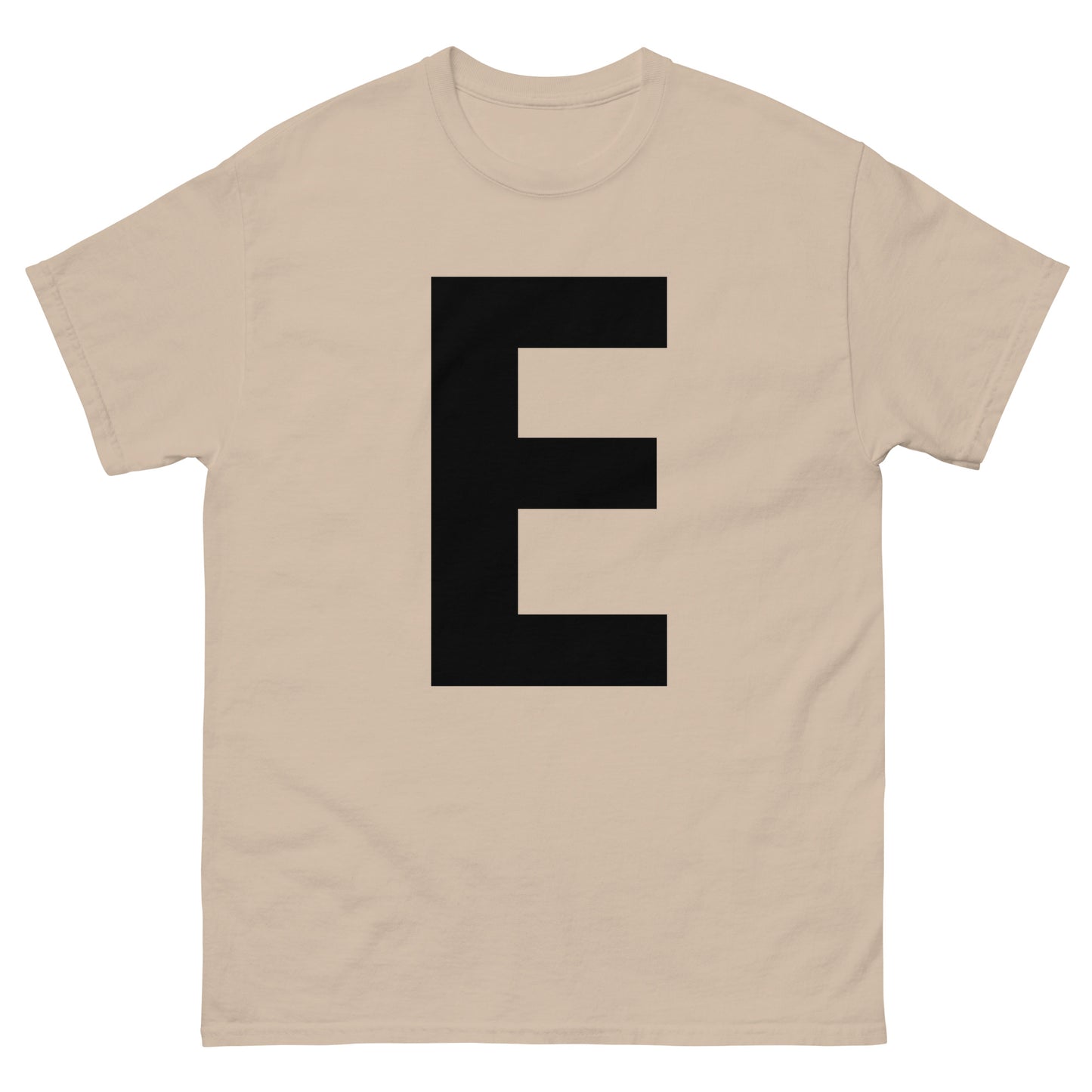 "E letter BL" Men's classic tee