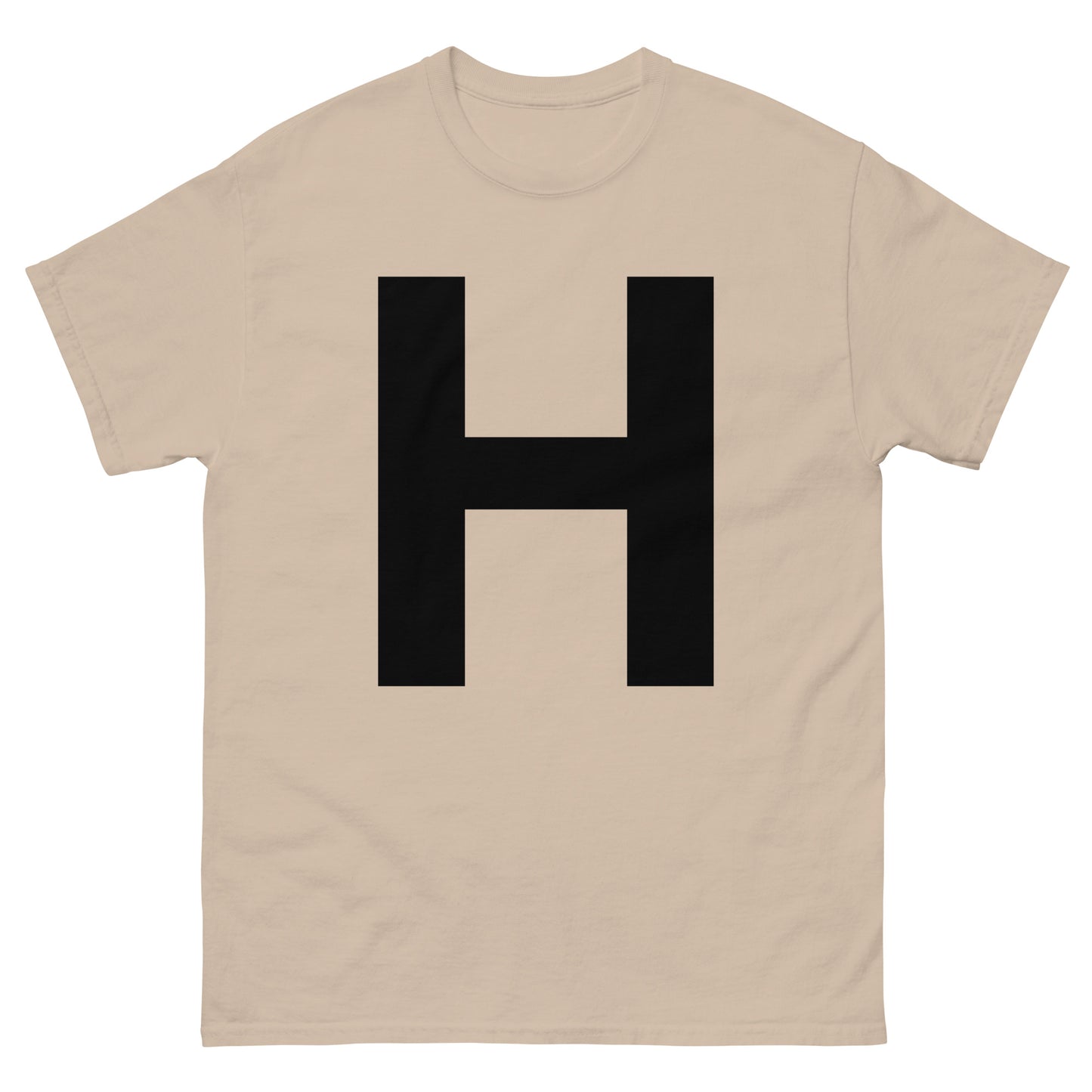 "H letter BL" Men's classic tee