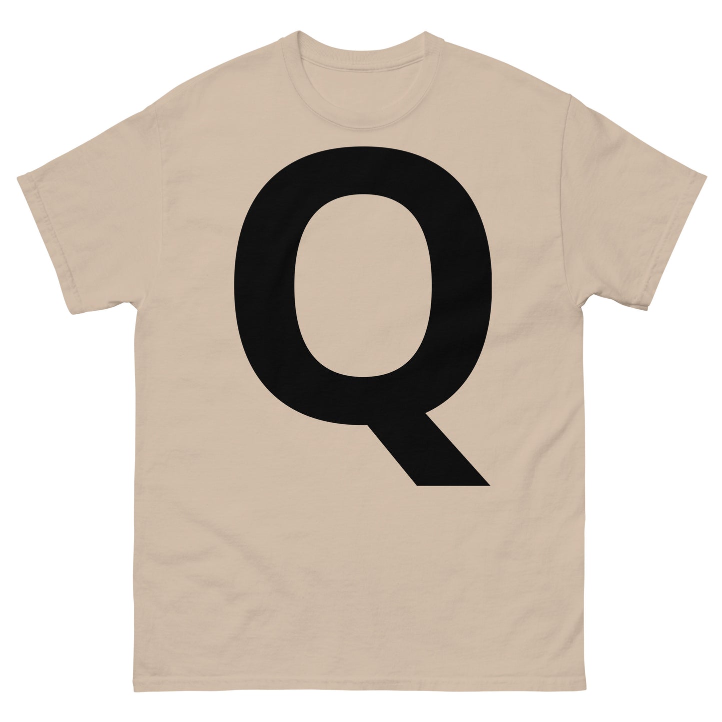 "Q letter BL" Men's classic tee