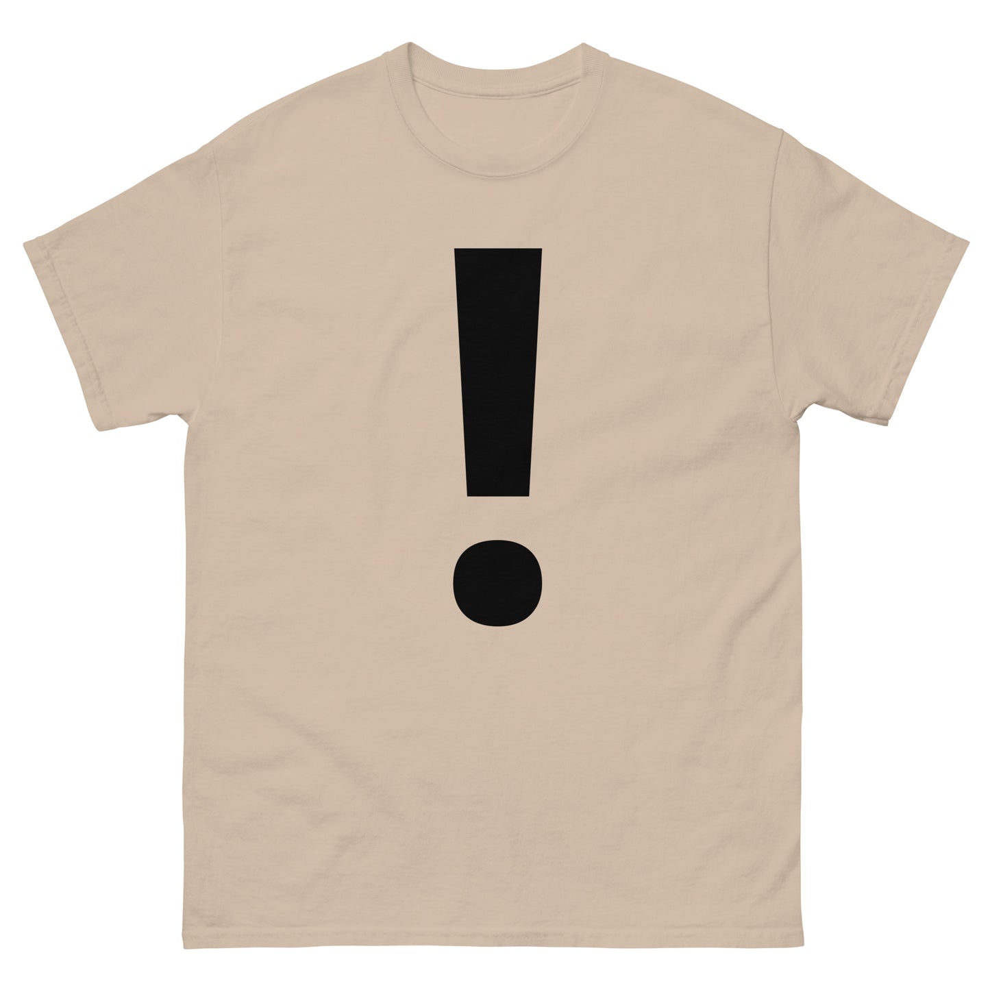"Exclamation symbol BL" Men's classic tee