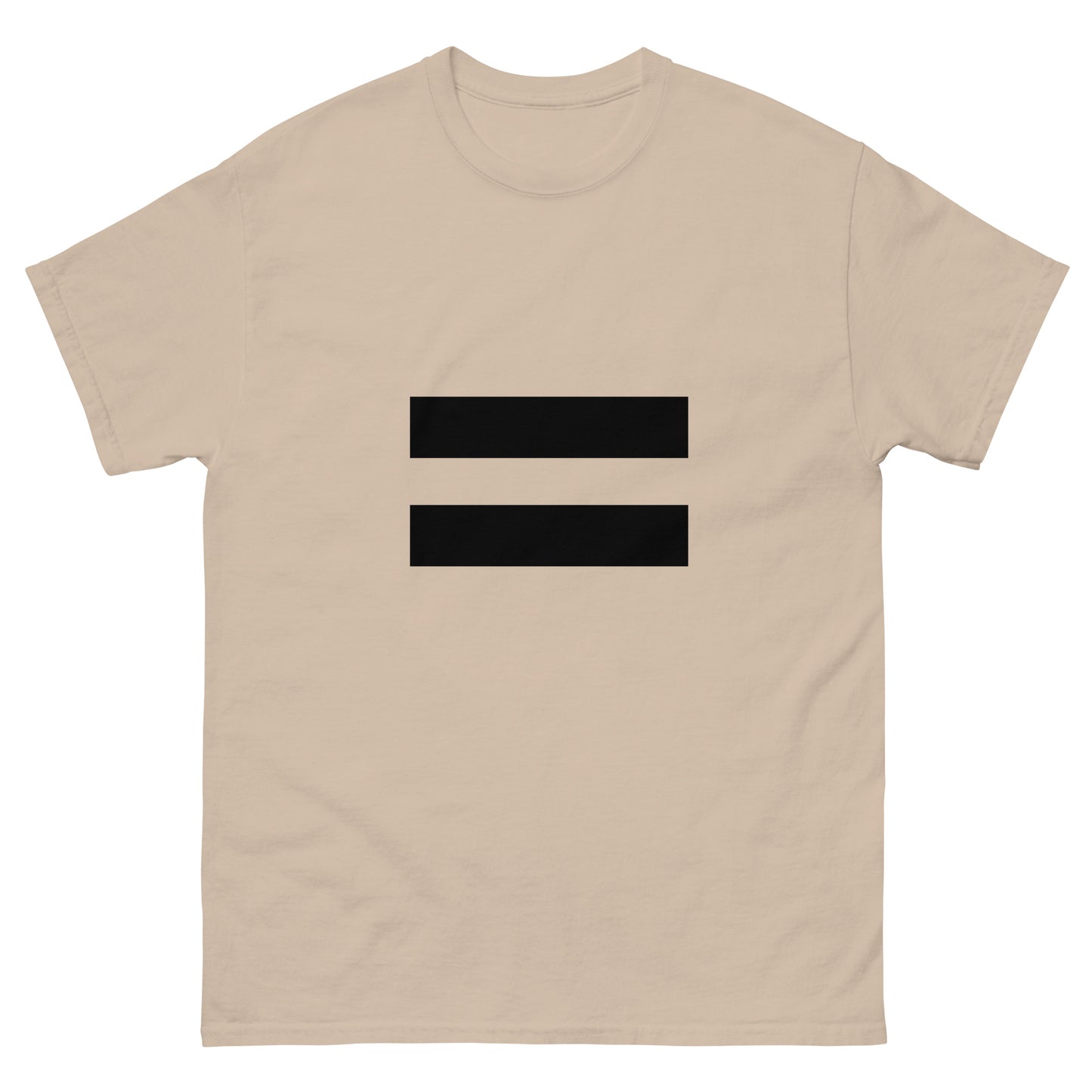 "Equal symbol BL" Men's classic tee