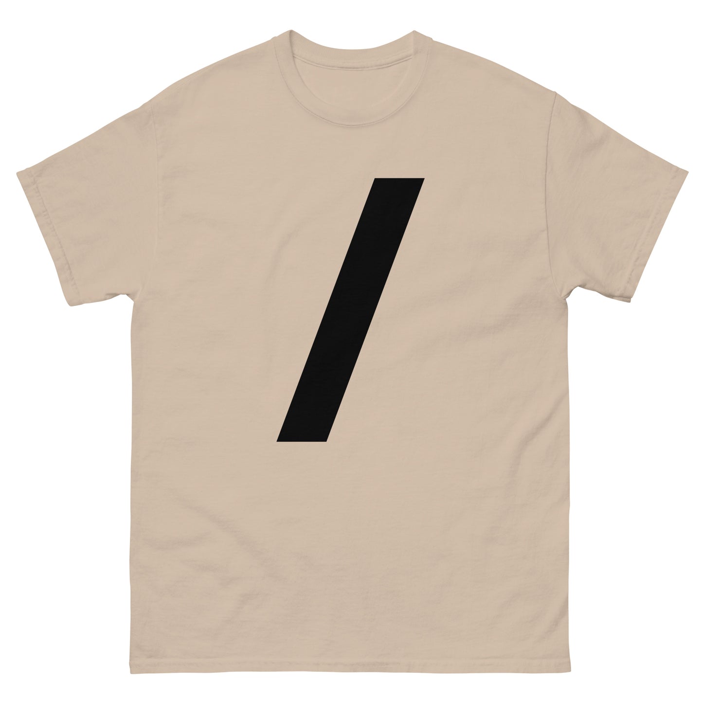 "Forward slash symbol BL" Men's classic tee