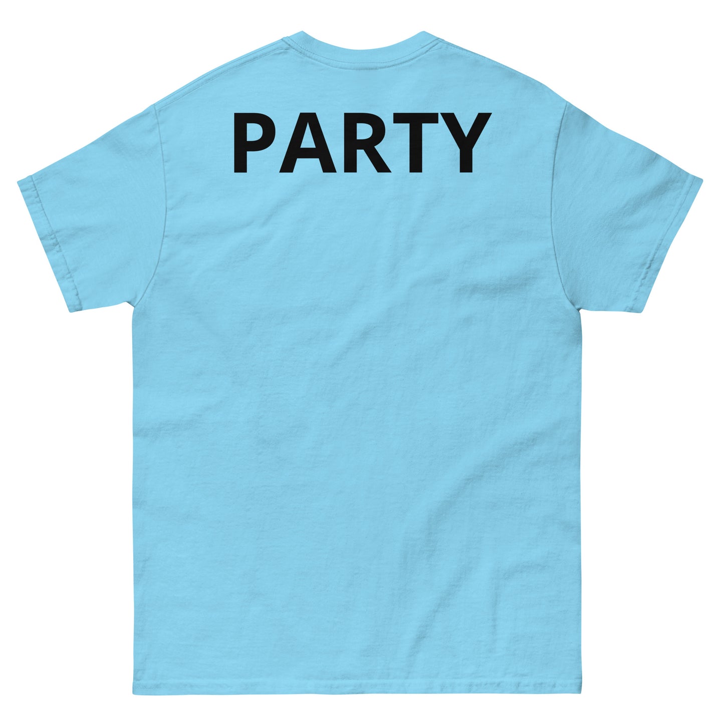 "BUSINESS at the front, PARTY at the back BL" Men's classic tee
