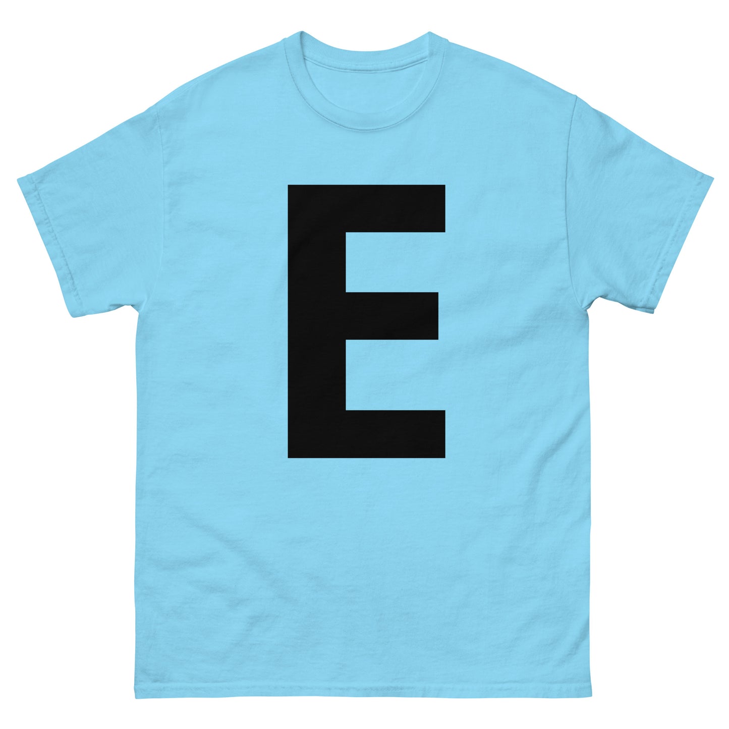 "E letter BL" Men's classic tee