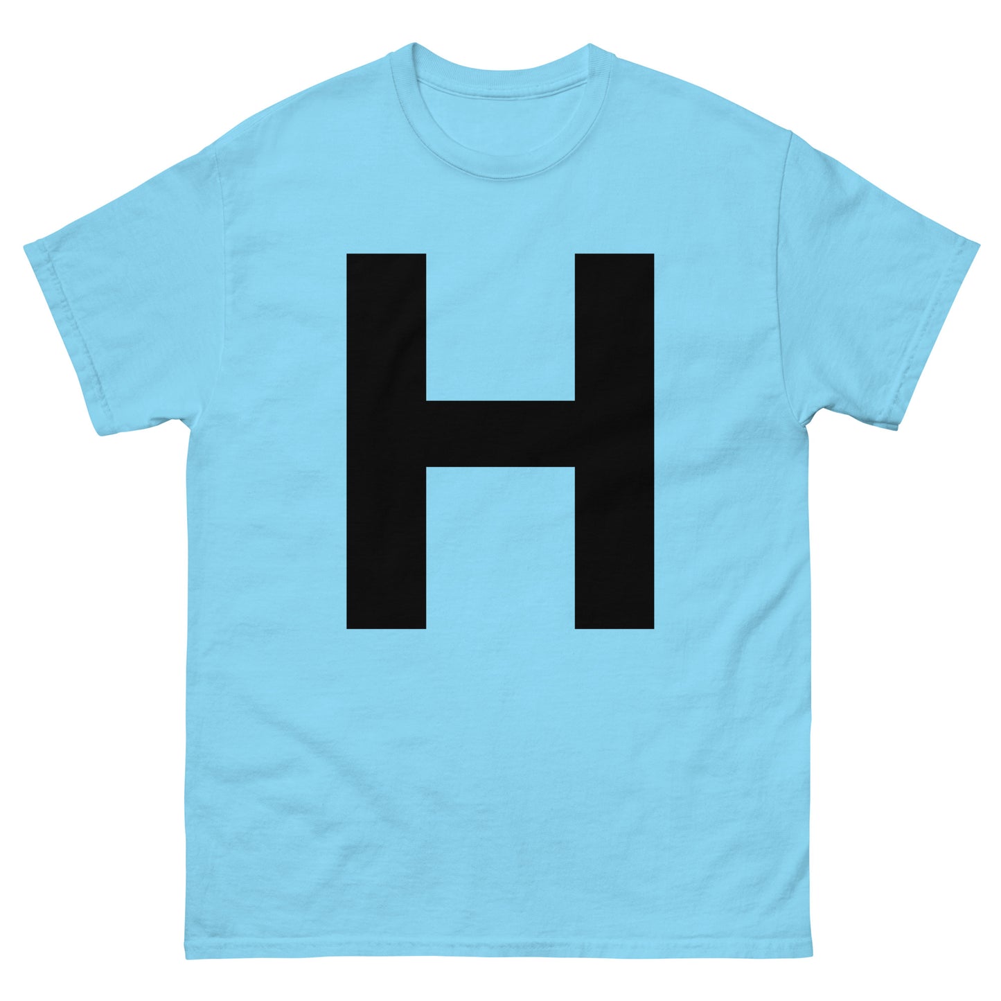 "H letter BL" Men's classic tee
