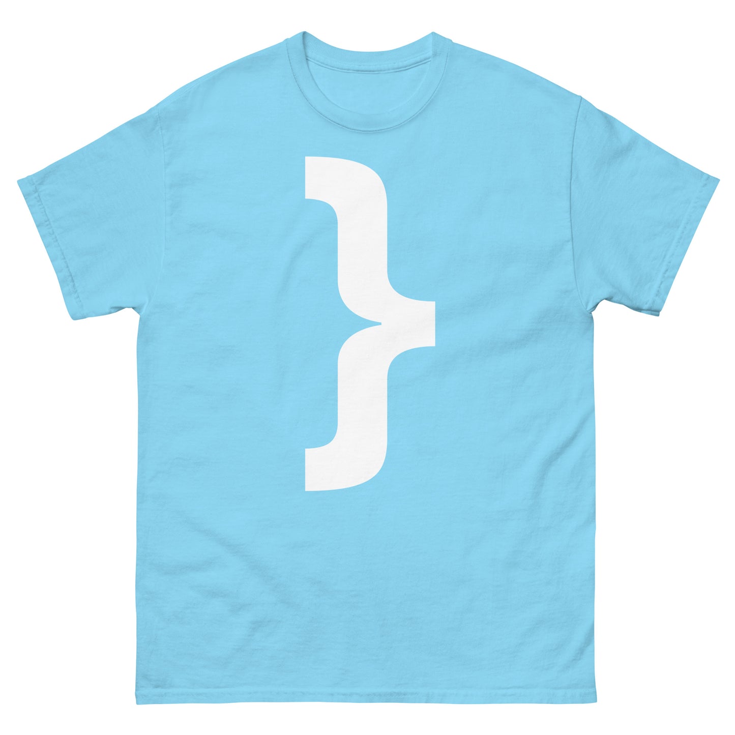 "Right curly brace symbol WL" Men's classic tee