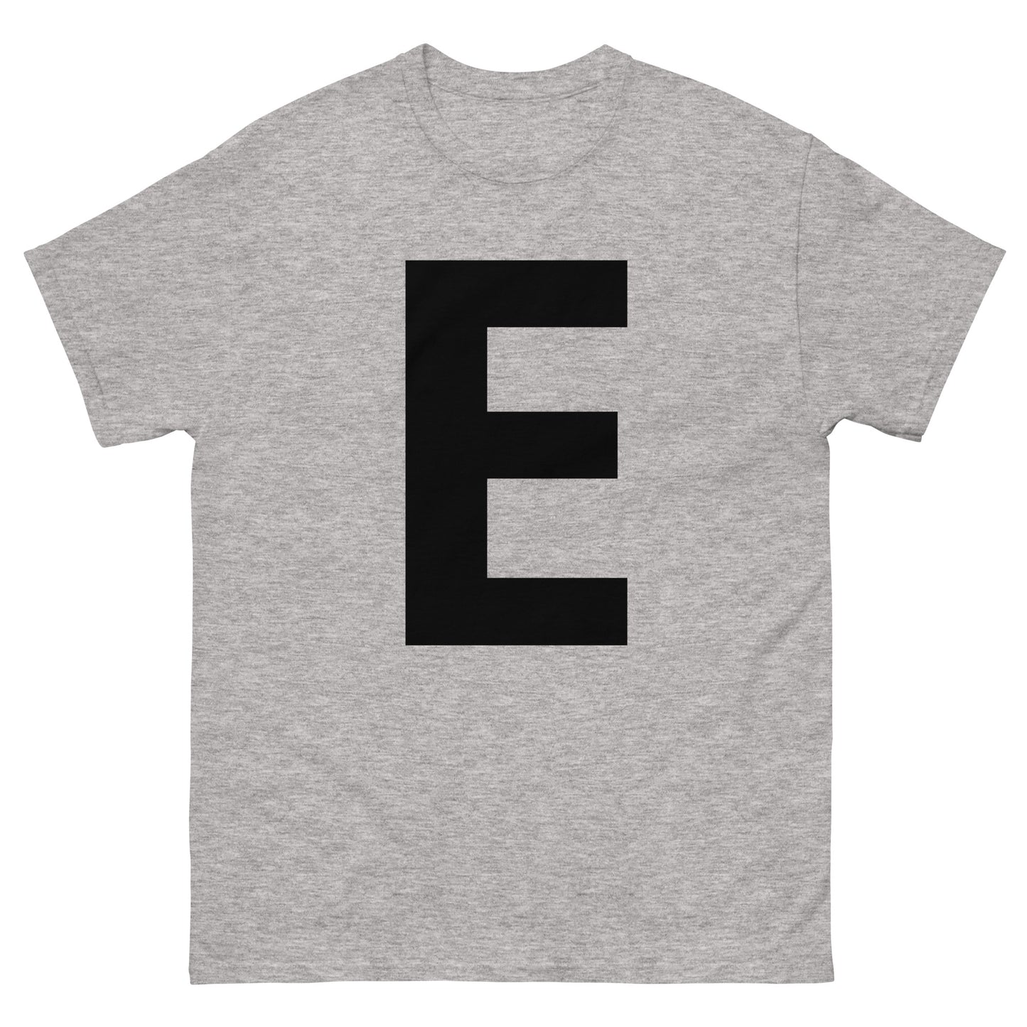 "E letter BL" Men's classic tee