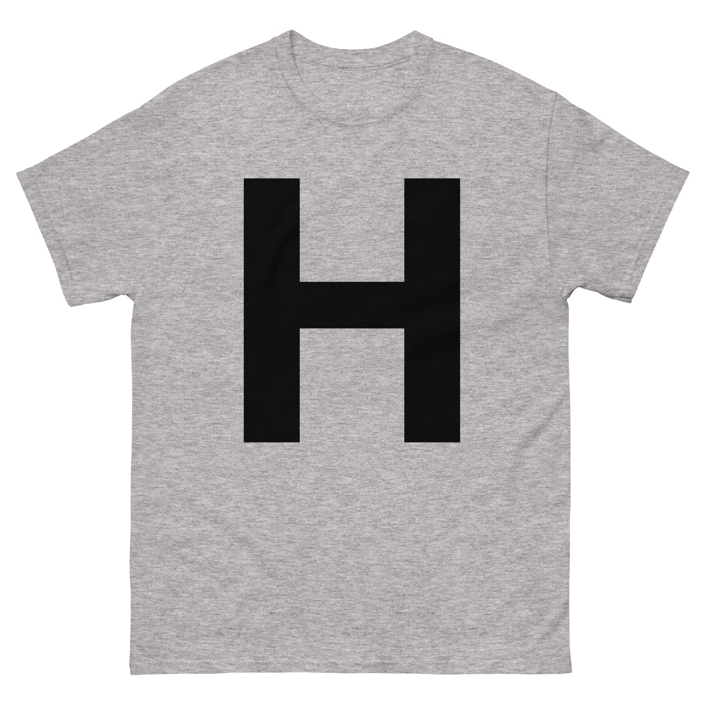 "H letter BL" Men's classic tee