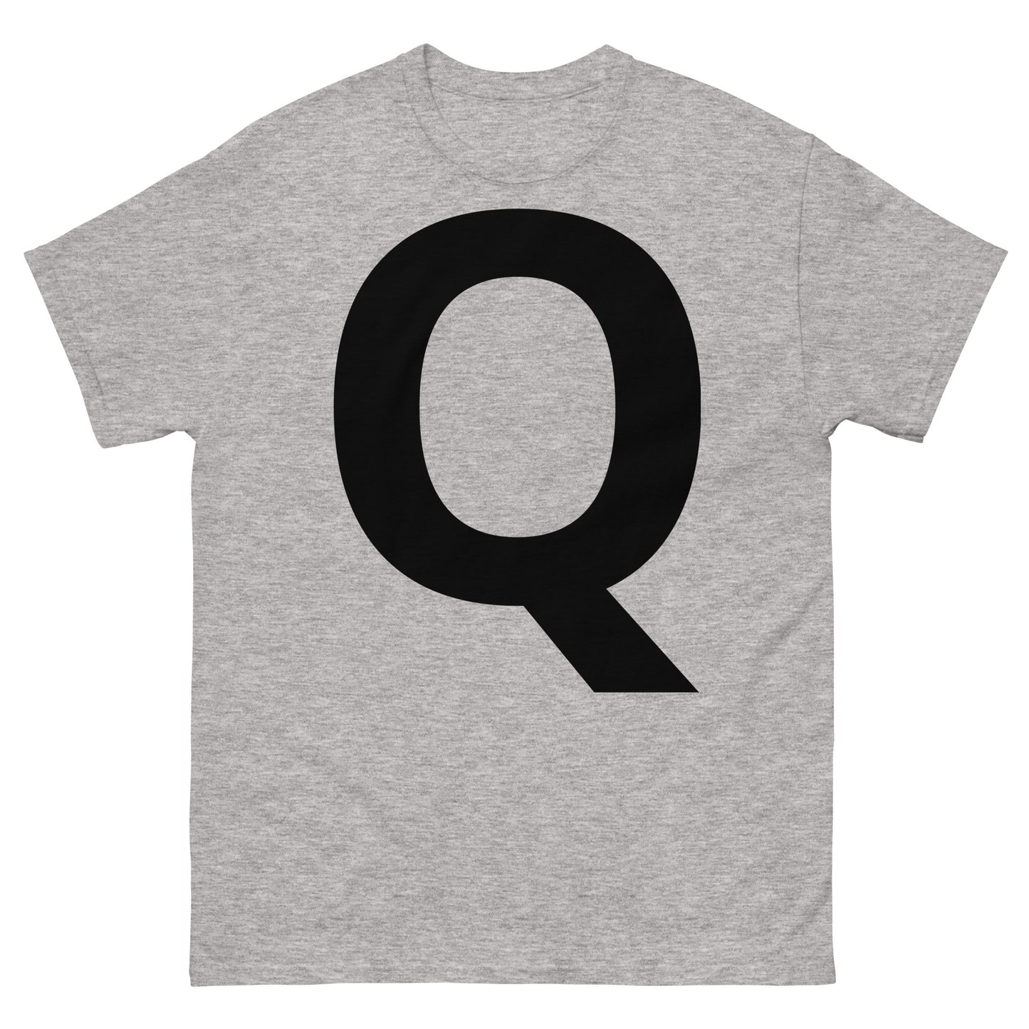 "Q letter BL" Men's classic tee