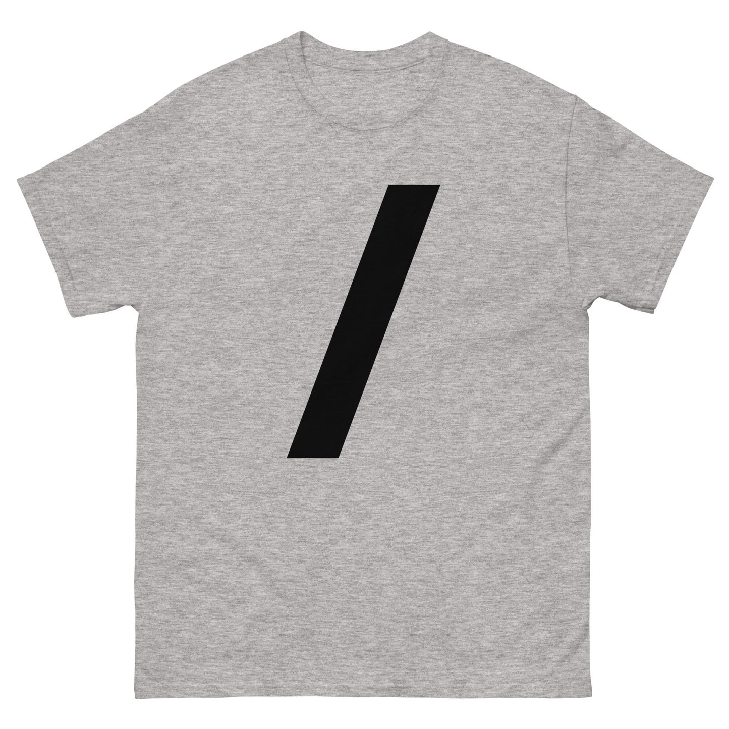"Forward slash symbol BL" Men's classic tee