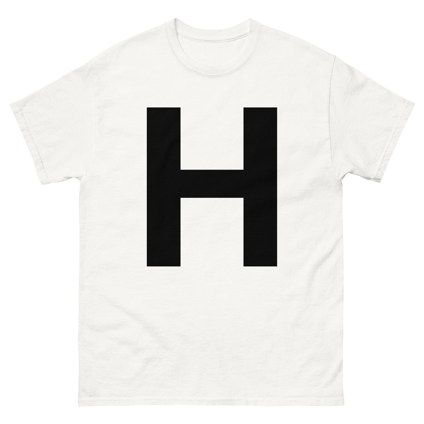 "H letter BL" Men's classic tee