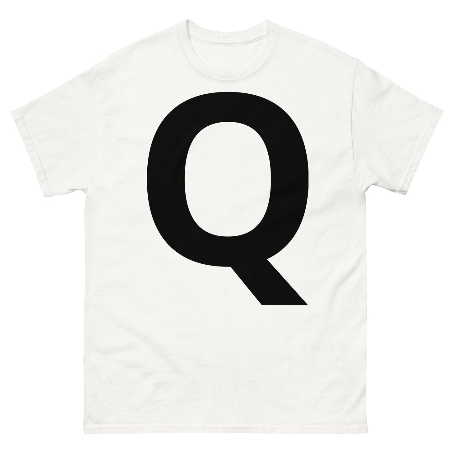 "Q letter BL" Men's classic tee