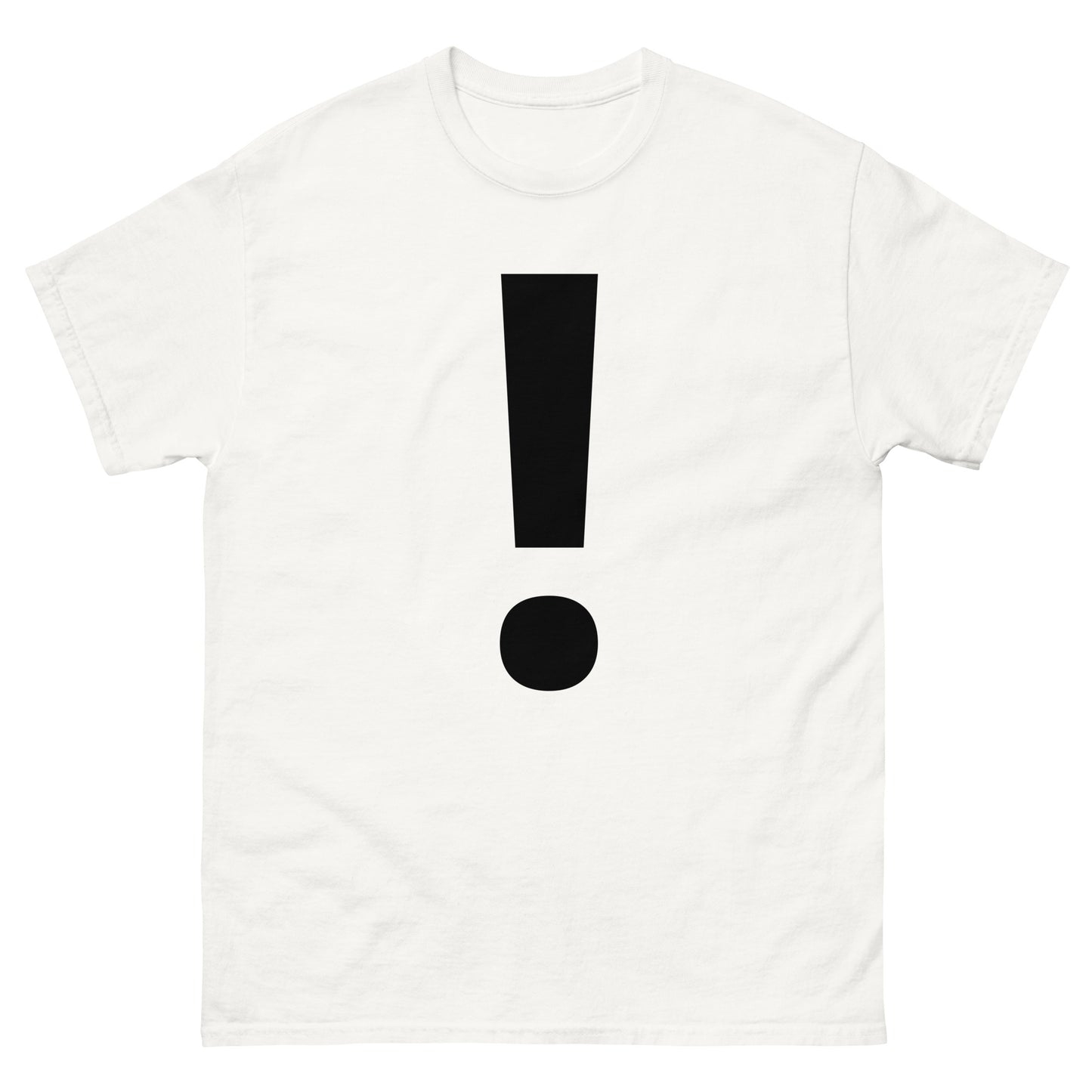 "Exclamation symbol BL" Men's classic tee