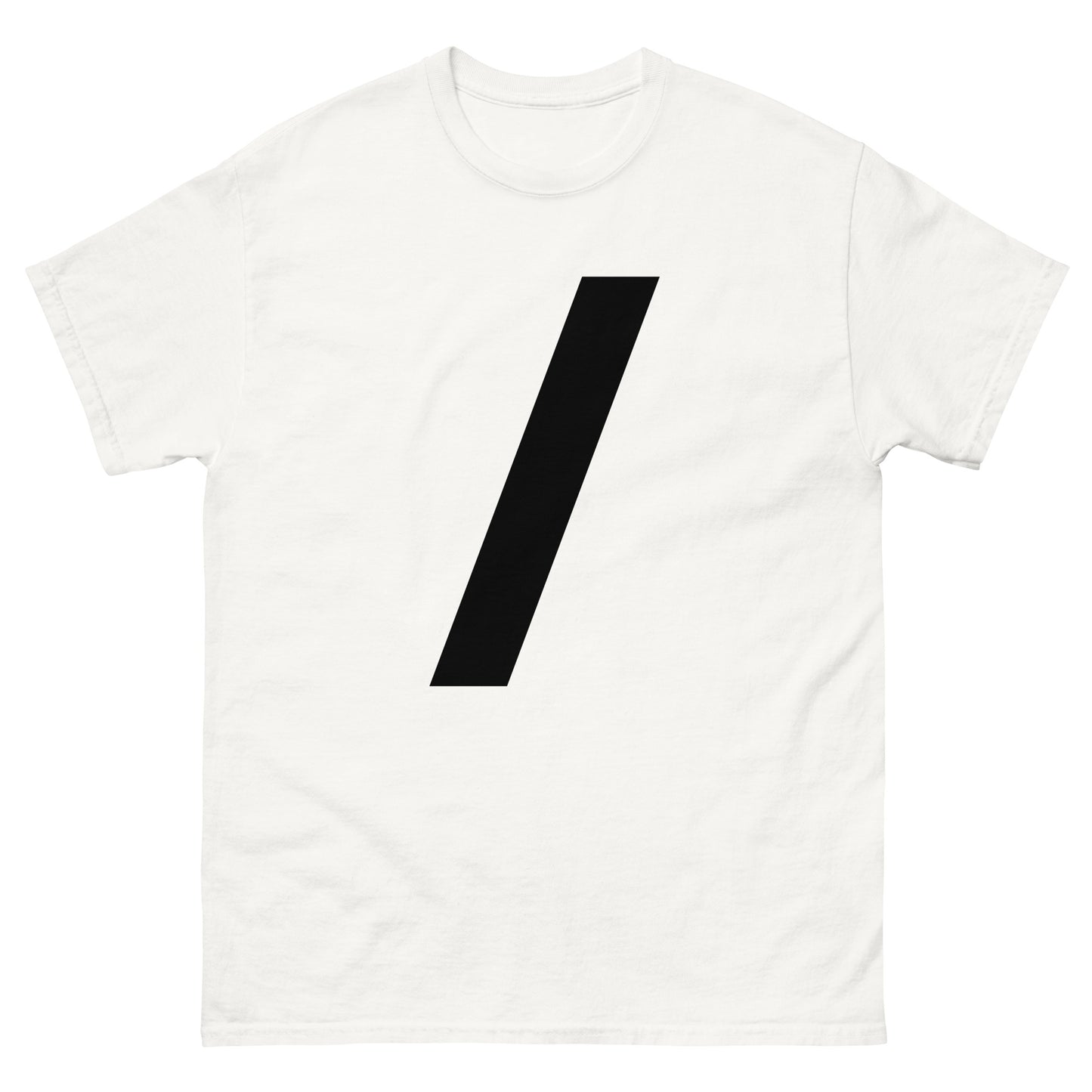 "Forward slash symbol BL" Men's classic tee