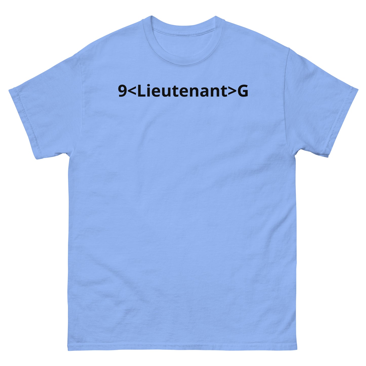 "9<Lieutenant>G BL" Men's classic tee