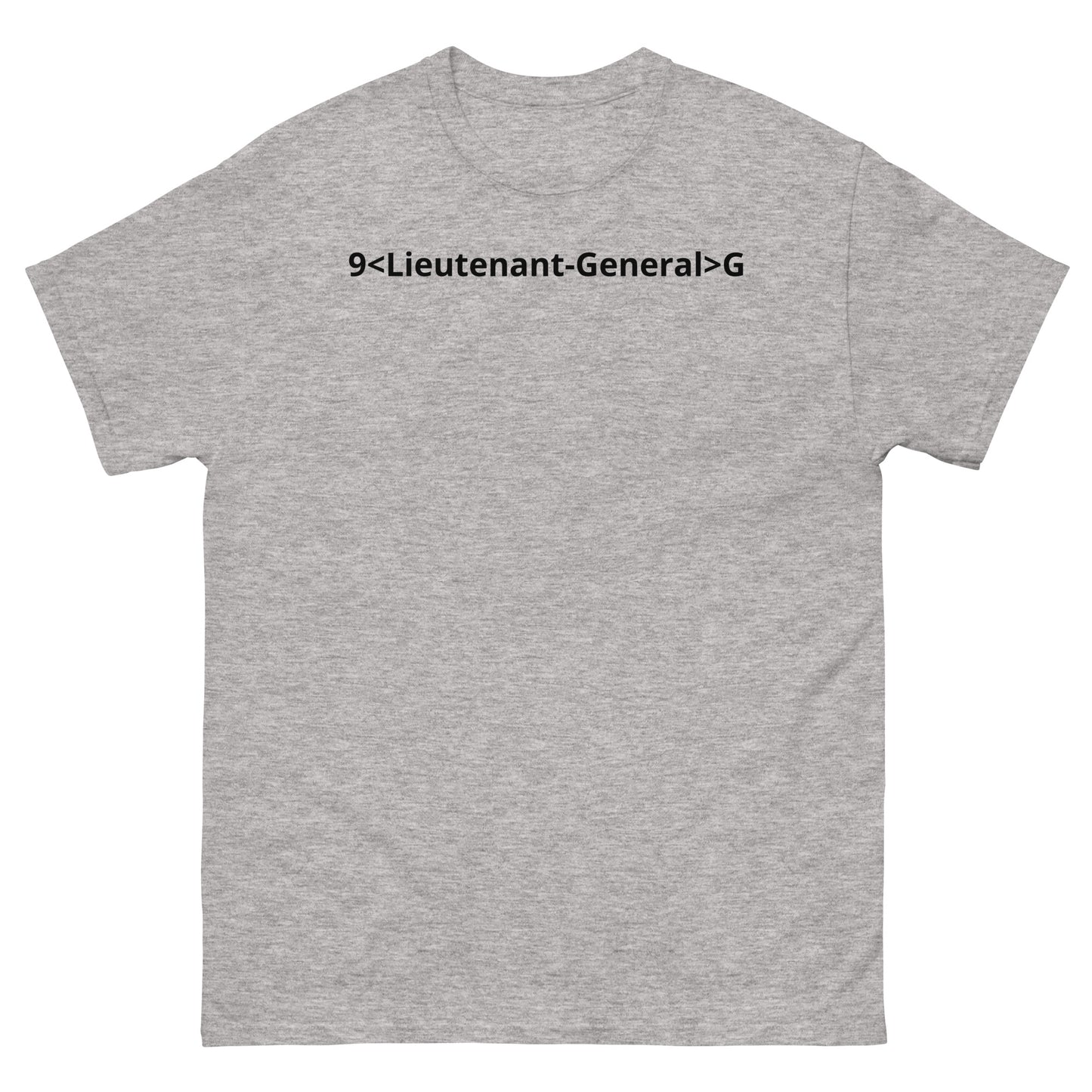 "9<Lieutenant-General>G BL" Men's classic tee