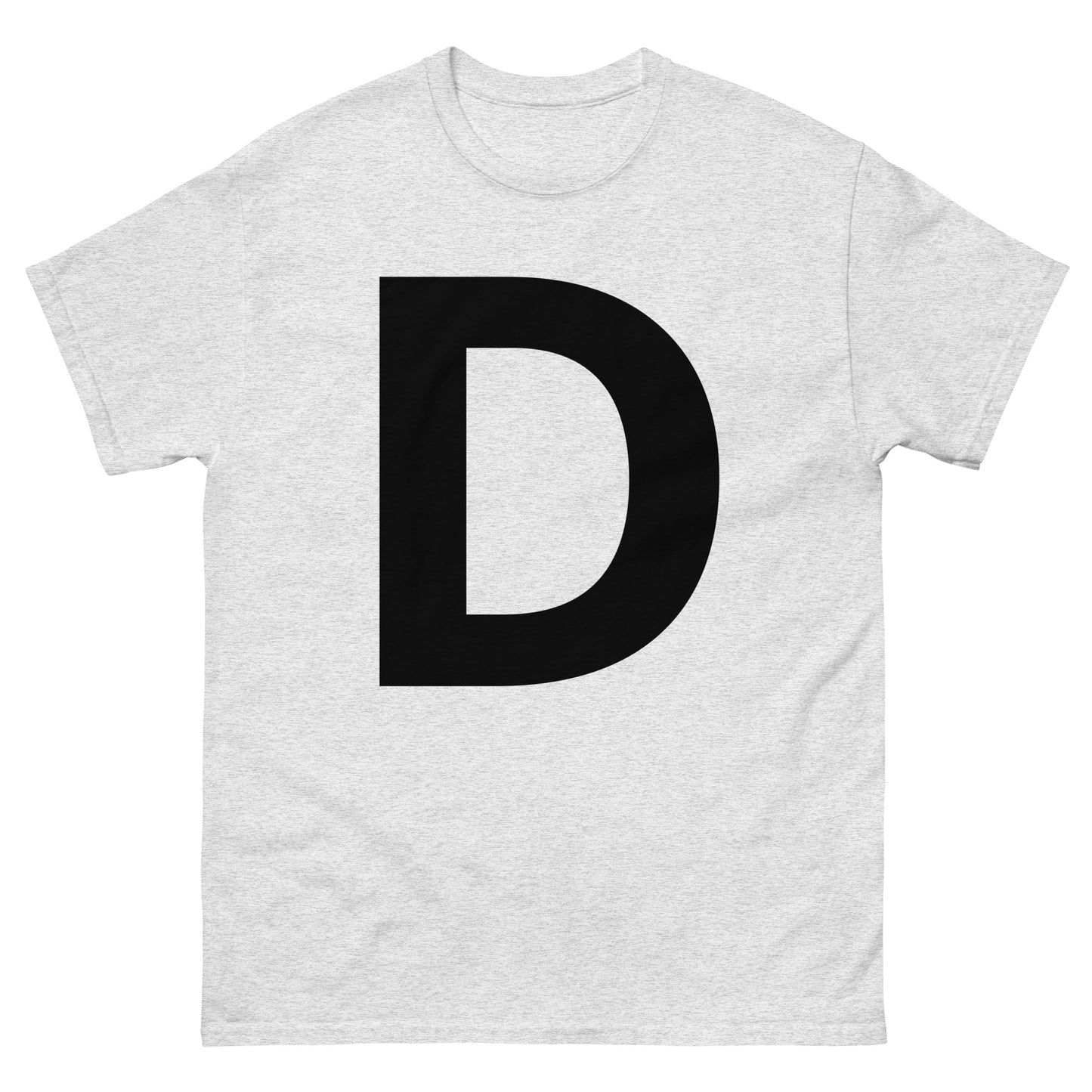 "D letter BL" Men's classic tee