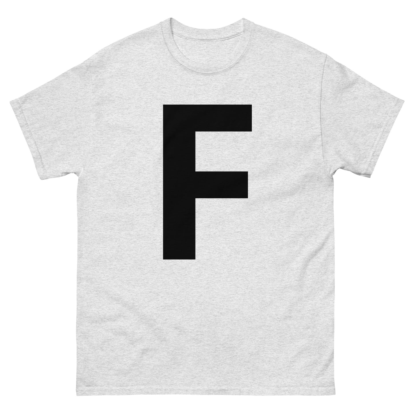 "F letter BL" Men's classic tee