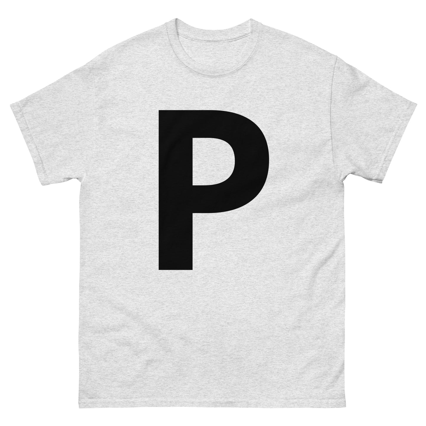 "P letter BL" Men's classic tee