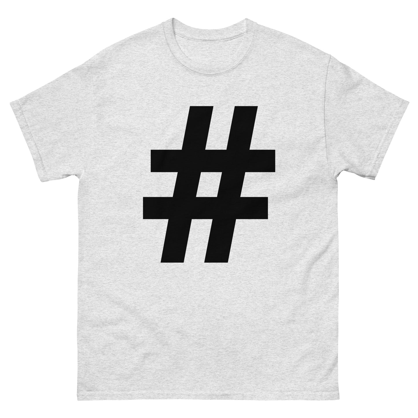 "Hash symbol BL" Men's classic tee