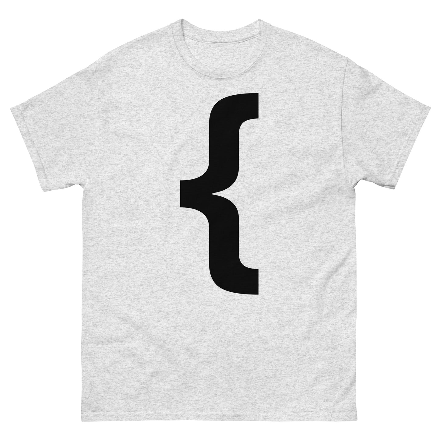 "Left curly brace symbol BL" Men's classic tee