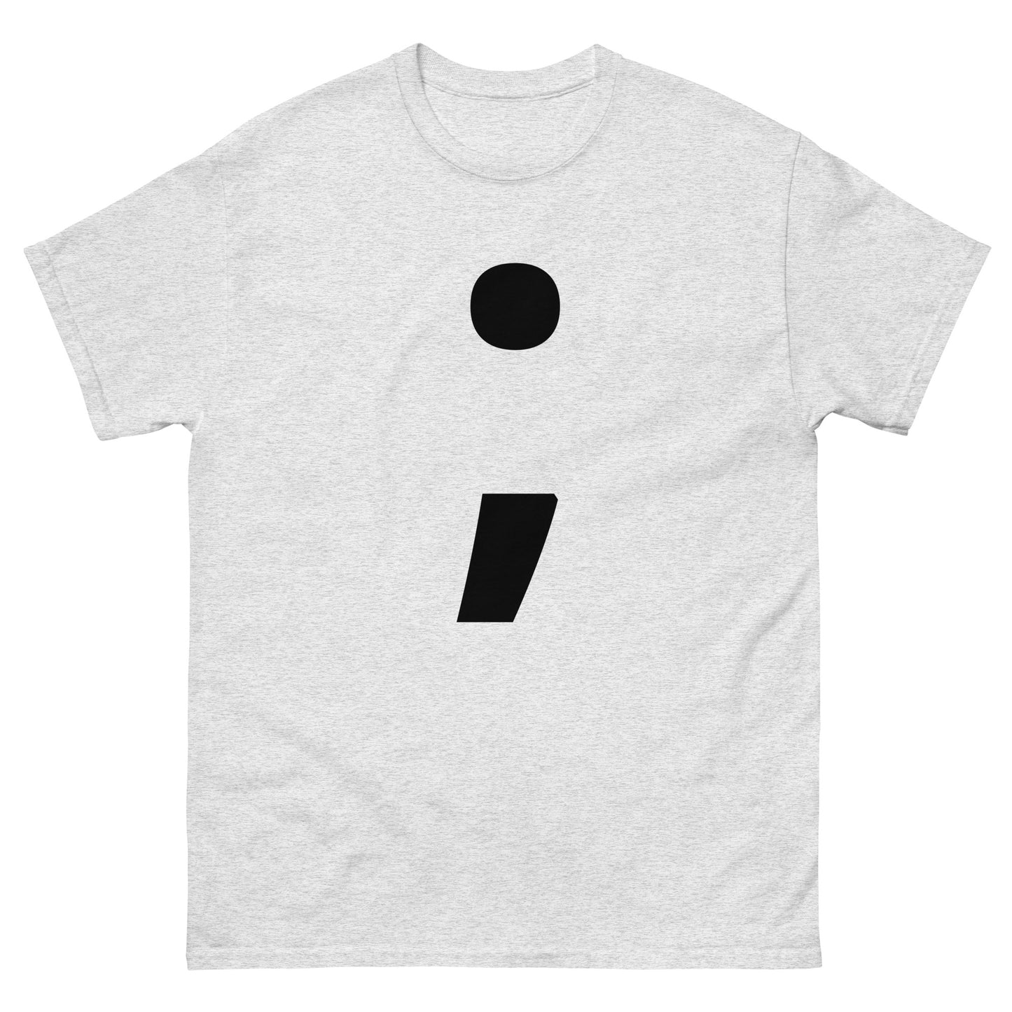 "Semicolon symbol BL" Men's classic tee