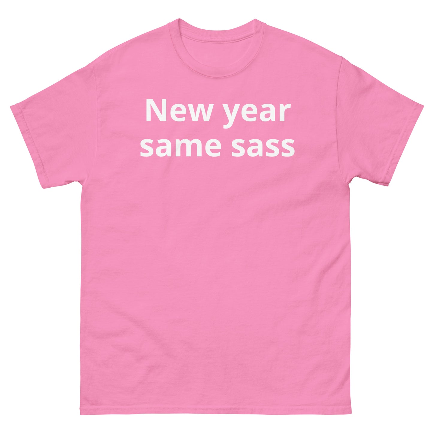 "New year, same sass WL" Men's classic tee