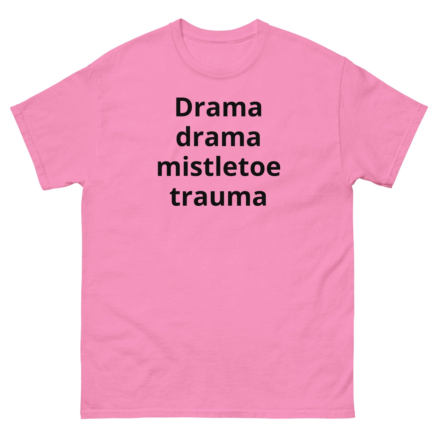 "Drama, drama, mistletoe trauma BL" Men's classic tee