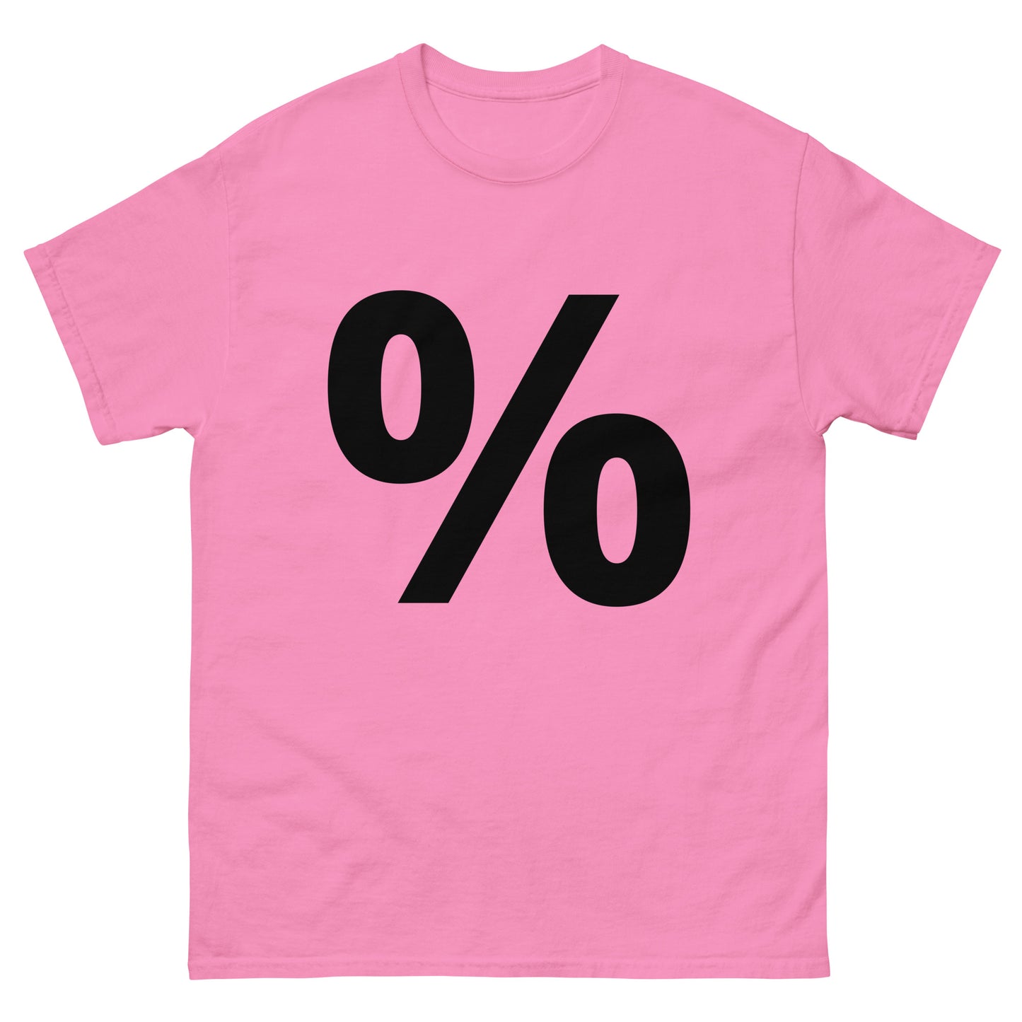 "Percent symbol BL" Men's classic tee