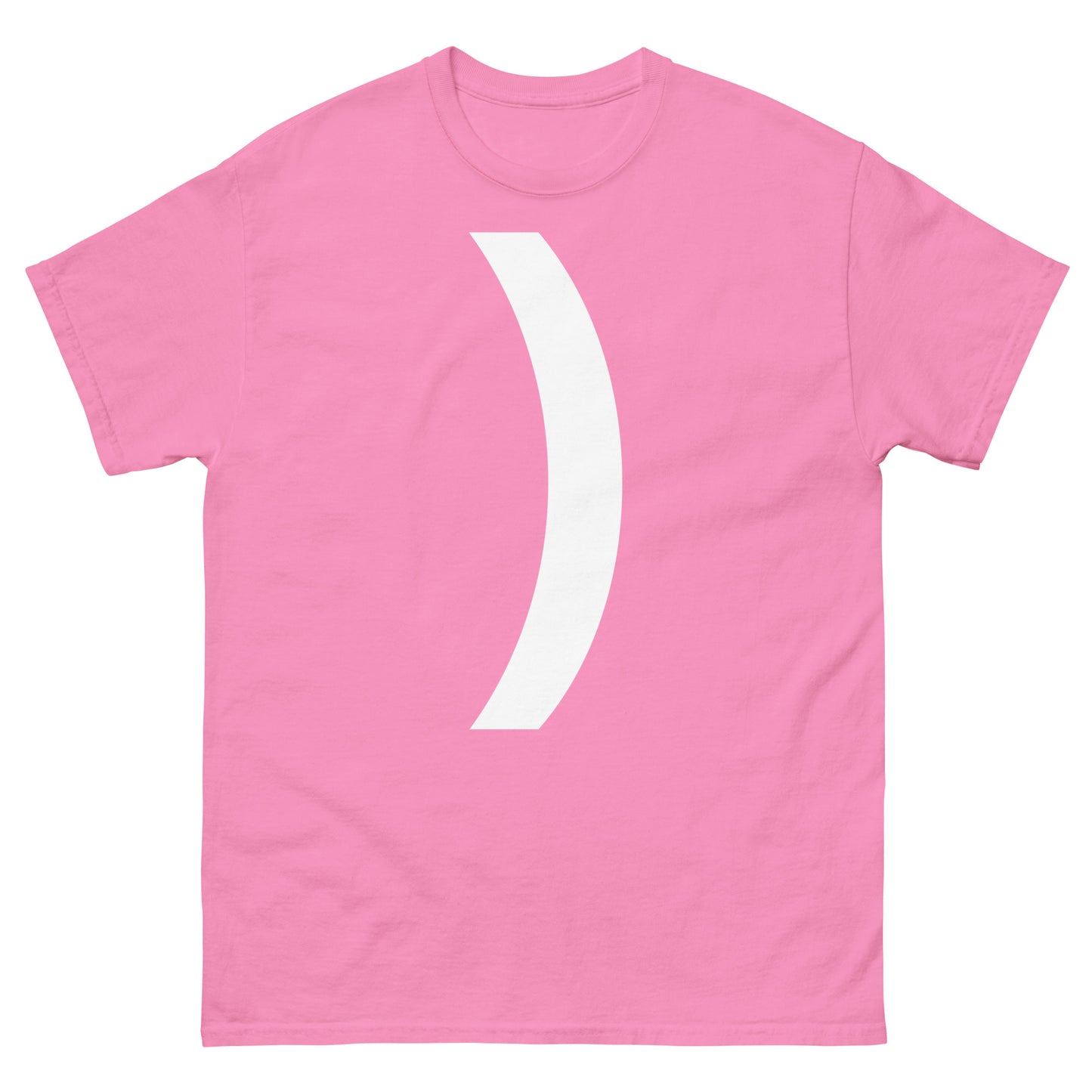 "Right parenthesis symbol WL" Men's classic tee