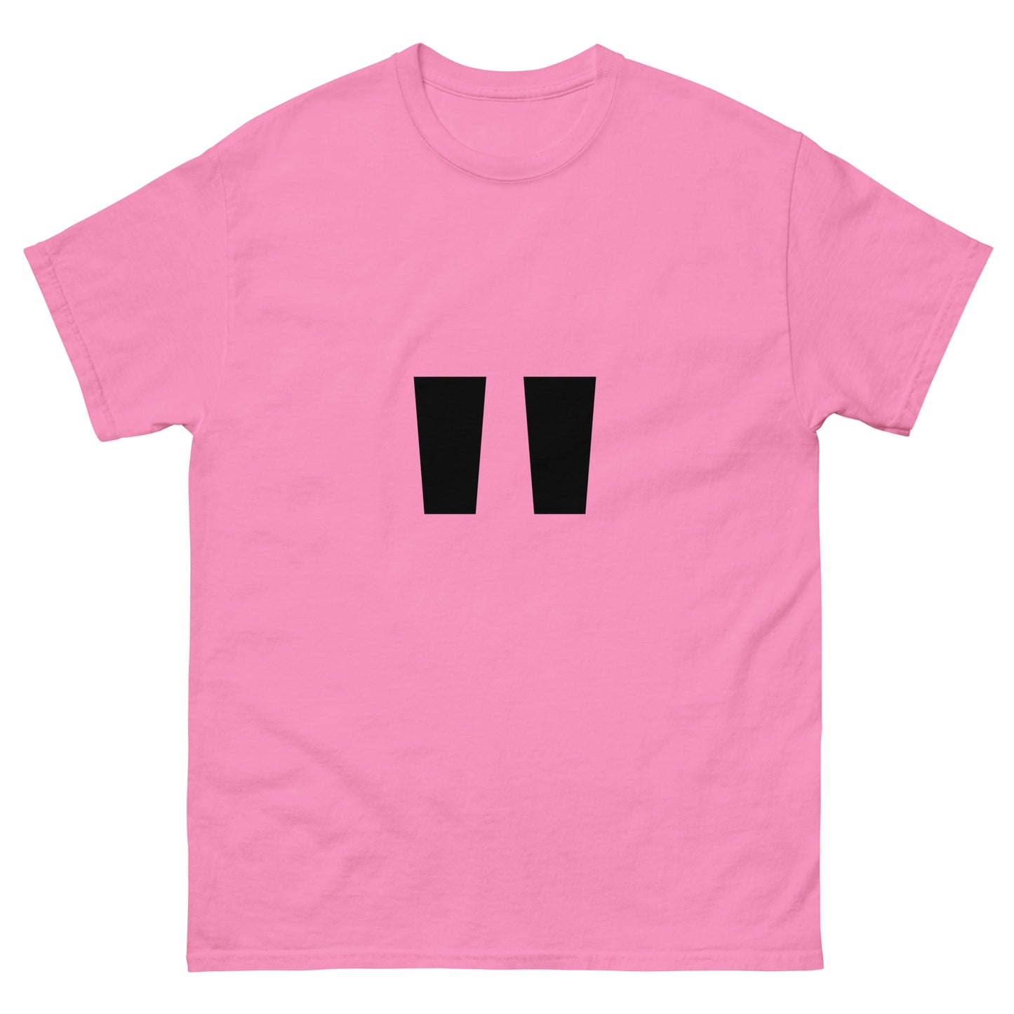 "Double quotation mark symbol BL" Men's classic tee