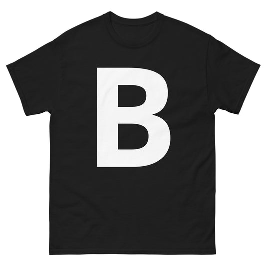 "B letter WL" Men's classic tee