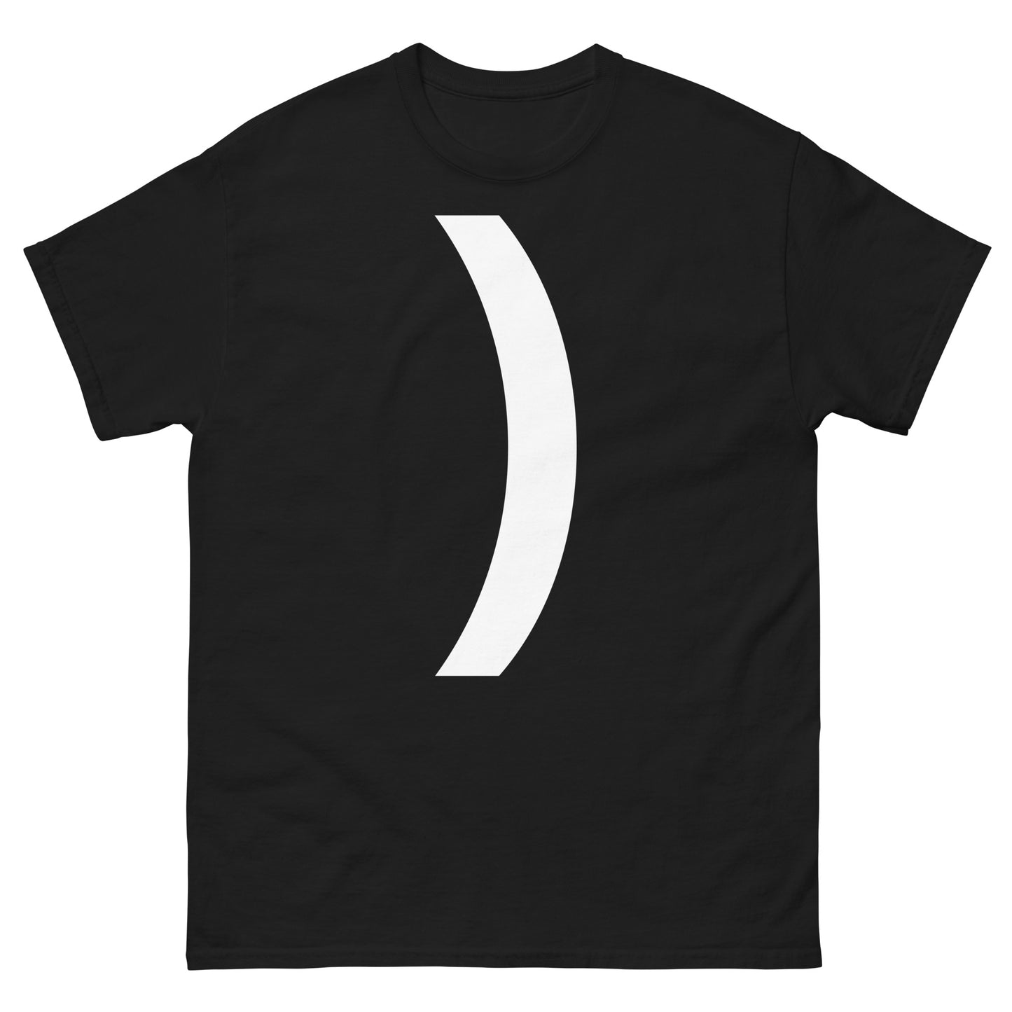 "Right parenthesis symbol WL" Men's classic tee