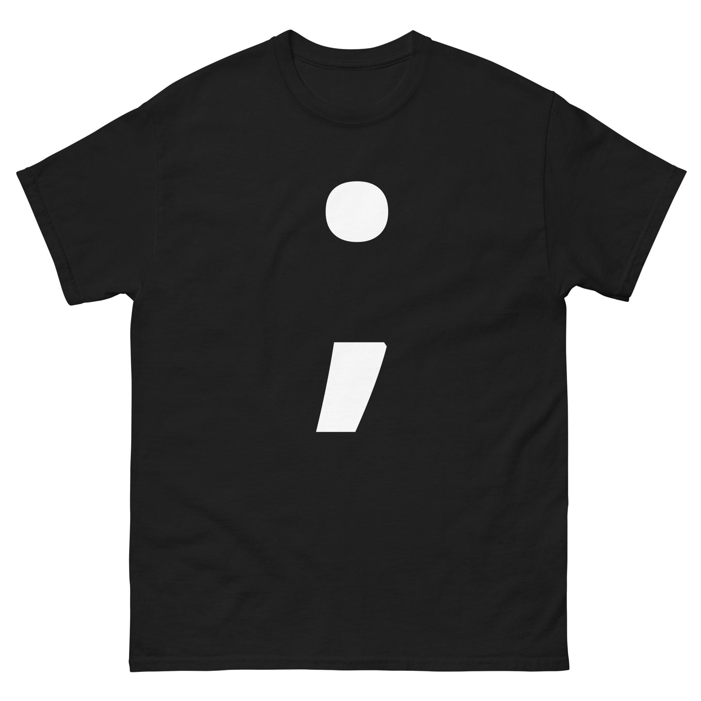 "Semicolon symbol WL" Men's classic tee