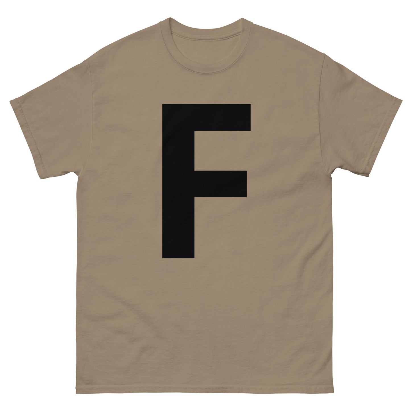 "F letter BL" Men's classic tee