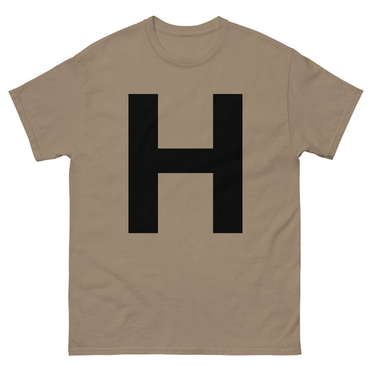 "H letter BL" Men's classic tee