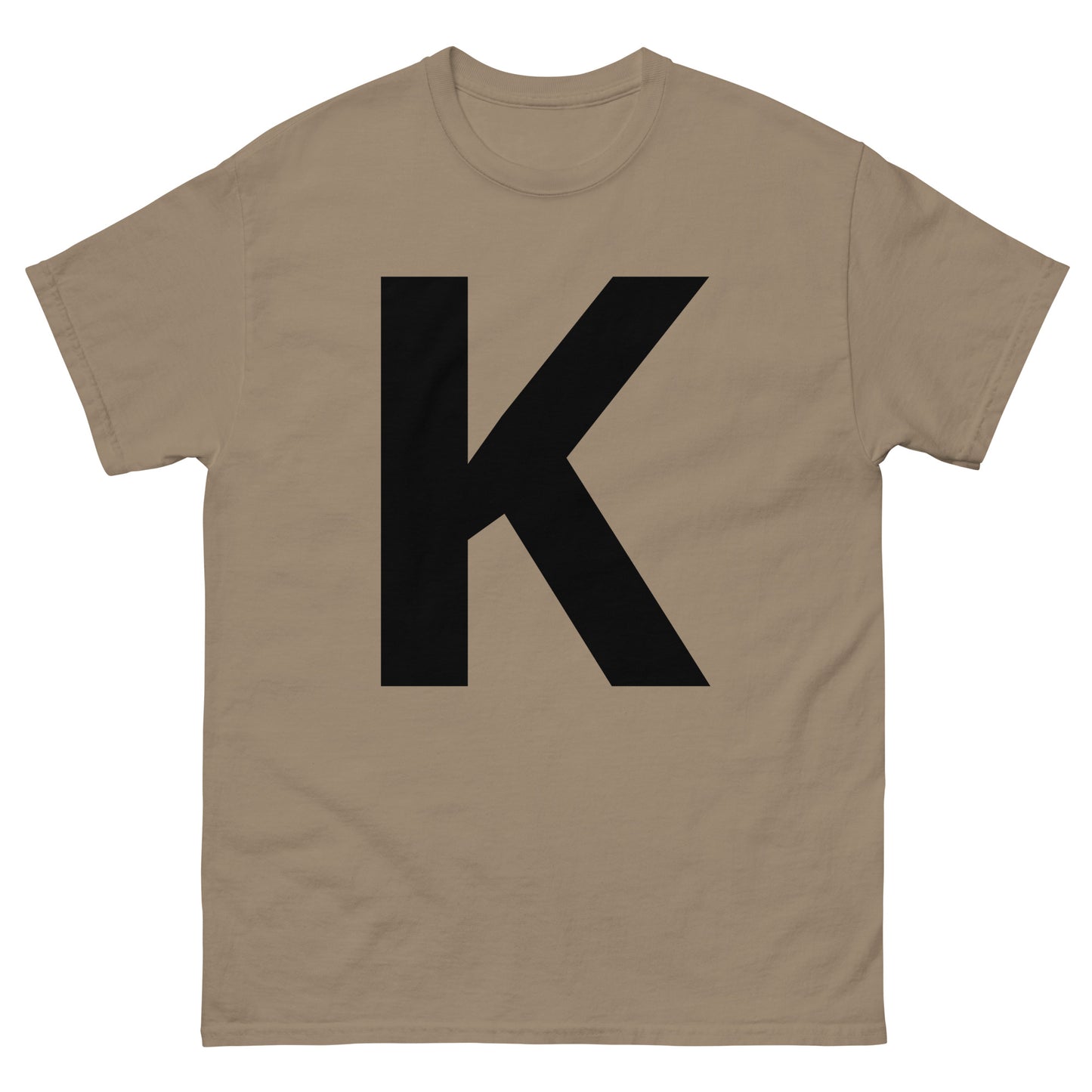 "K letter BL" Men's classic tee