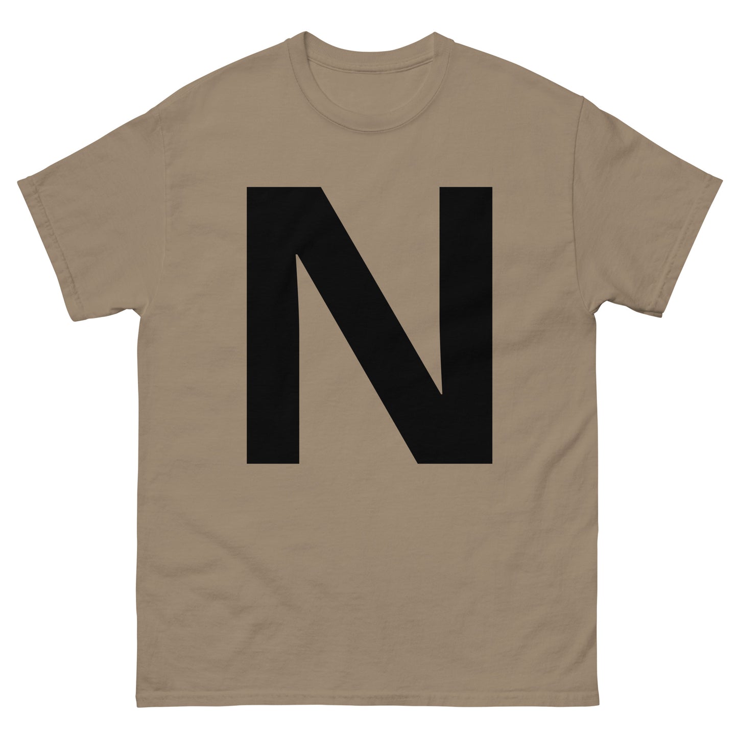 "N letter BL" Men's classic tee