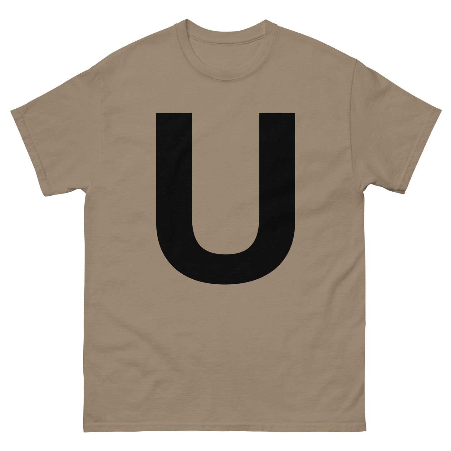 "U letter BL" Men's classic tee