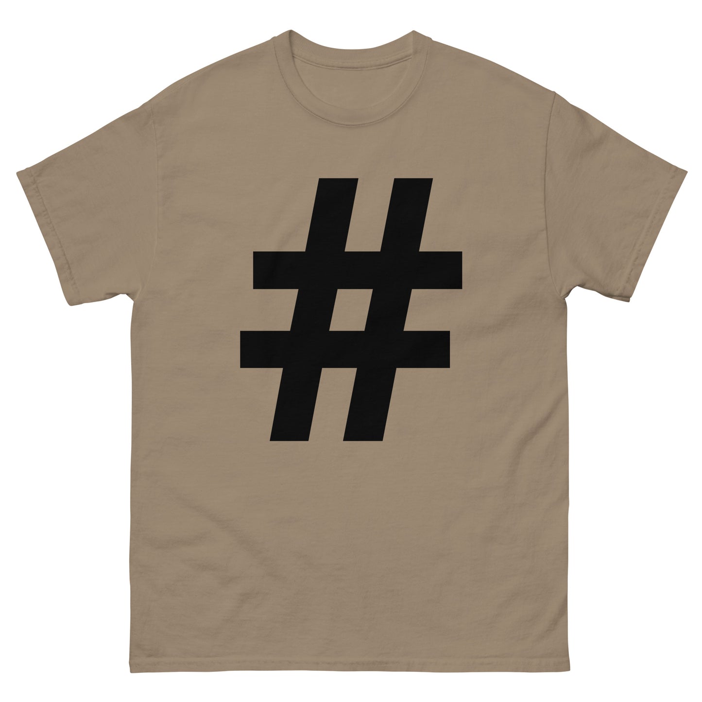 "Hash symbol BL" Men's classic tee