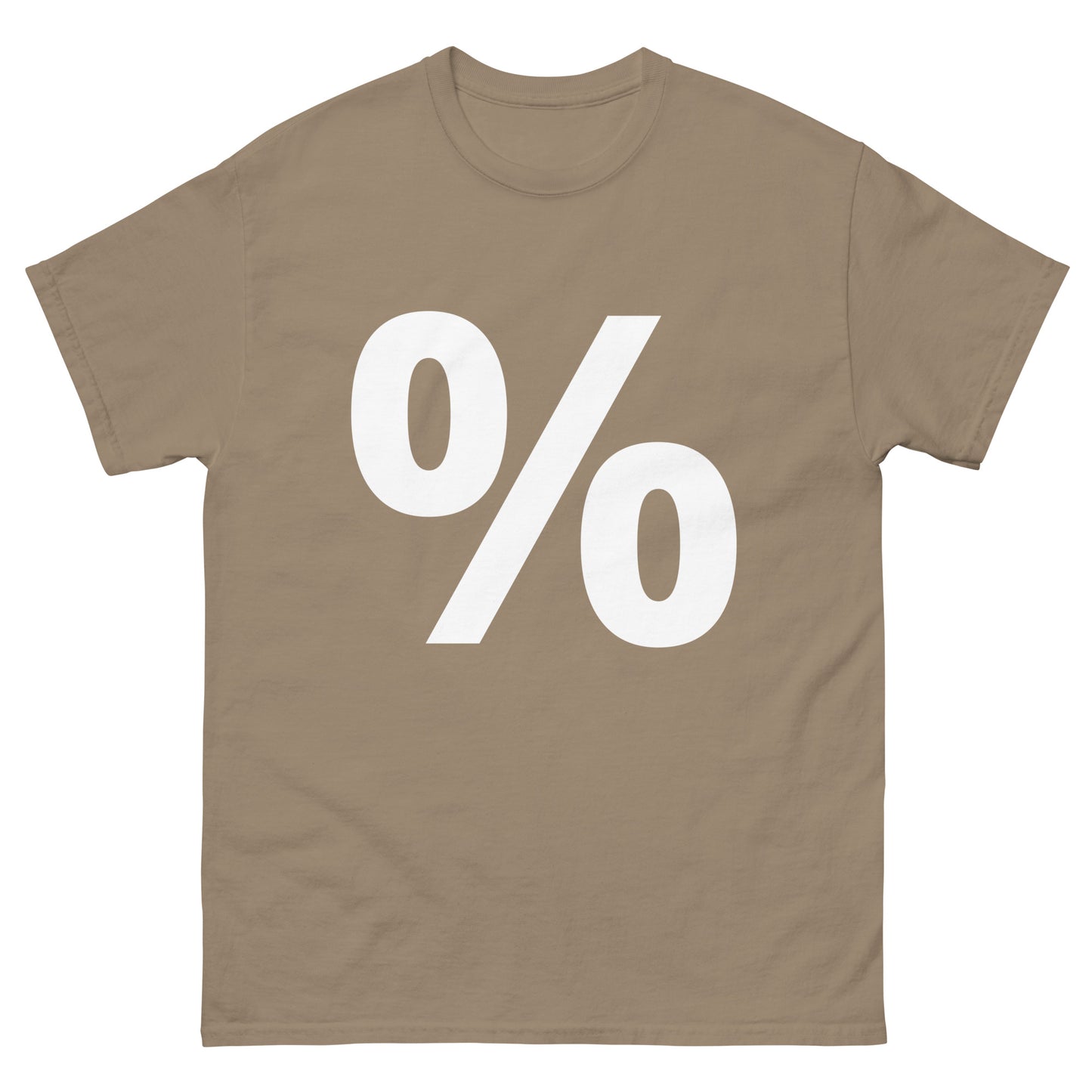 "Percent symbol WL" Men's classic tee