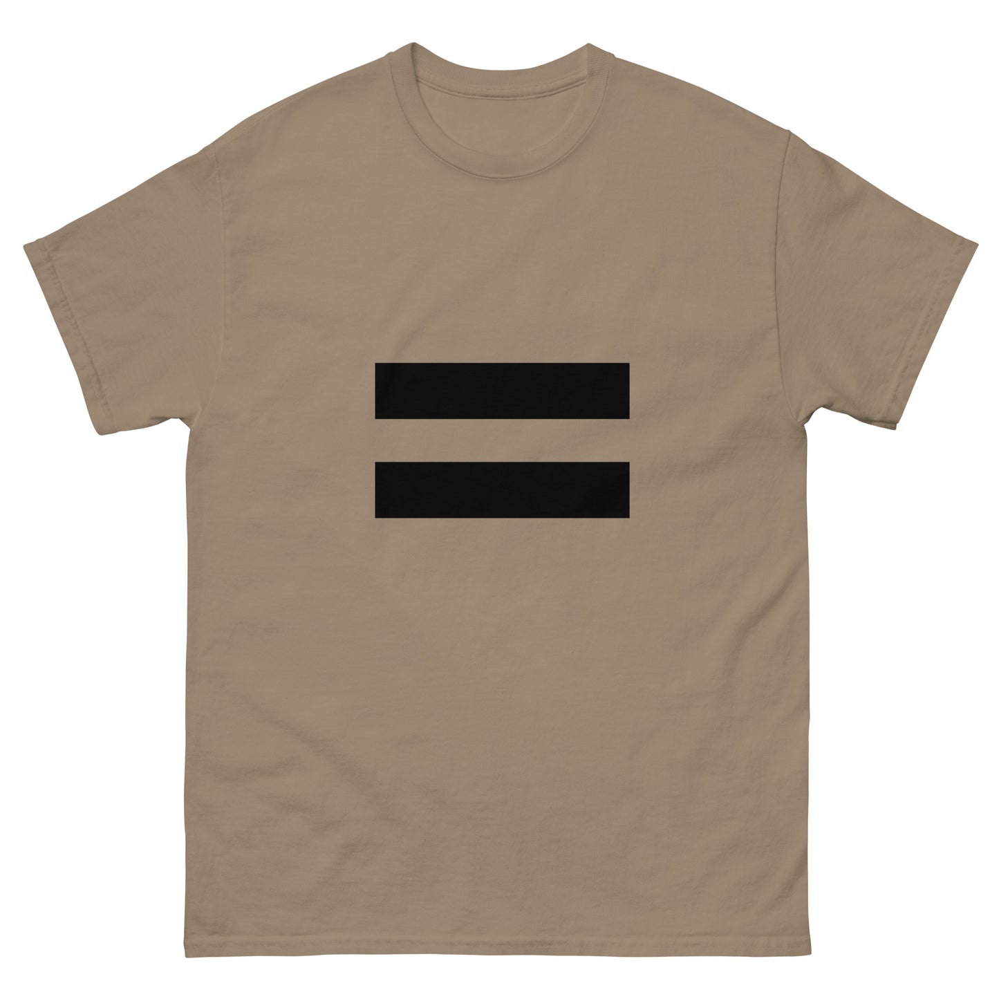 "Equal symbol BL" Men's classic tee